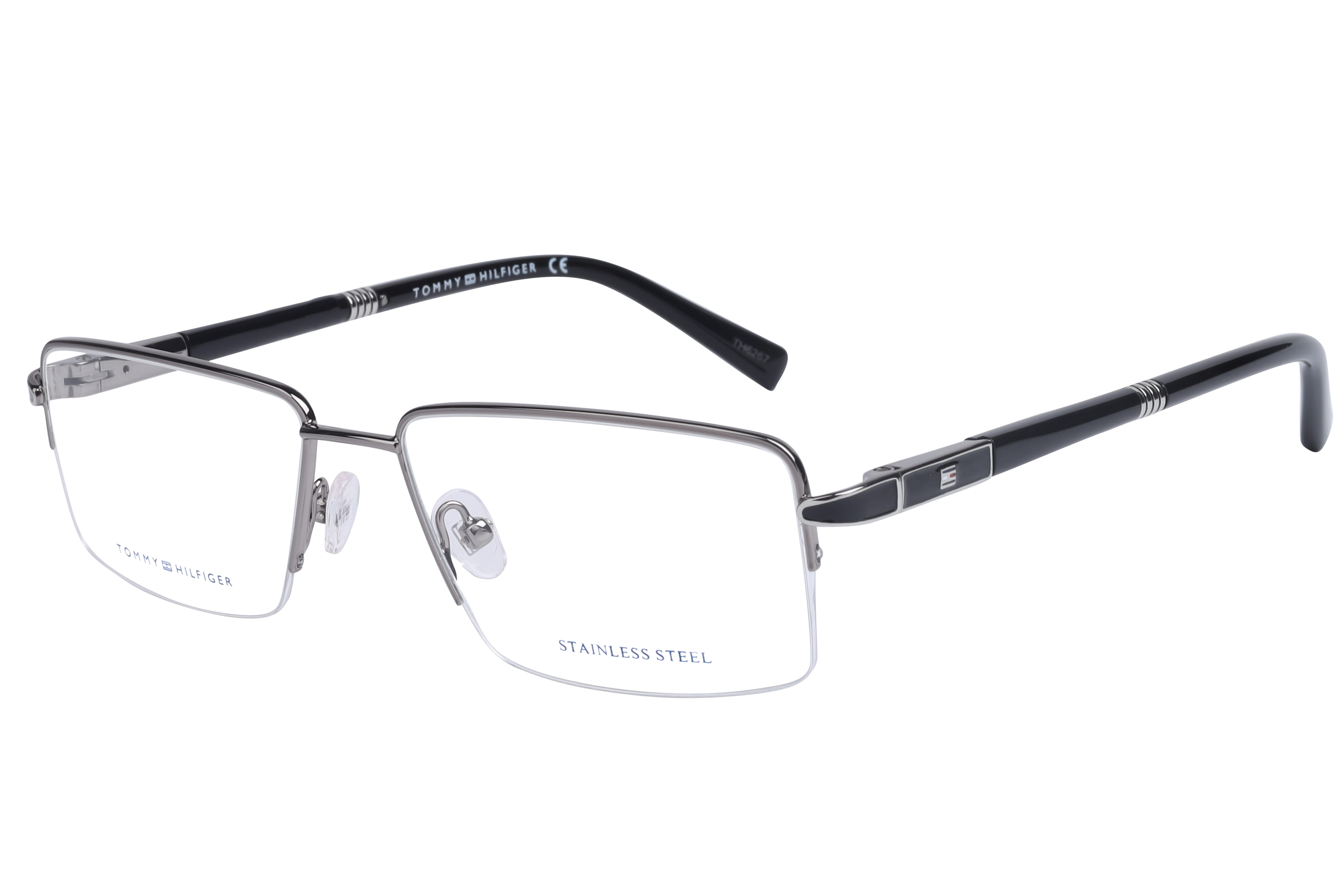 Tommy Hilfiger TH6355 Frame Gun Metal Male Supra Shell Frame — Gun Metal frame — view 1