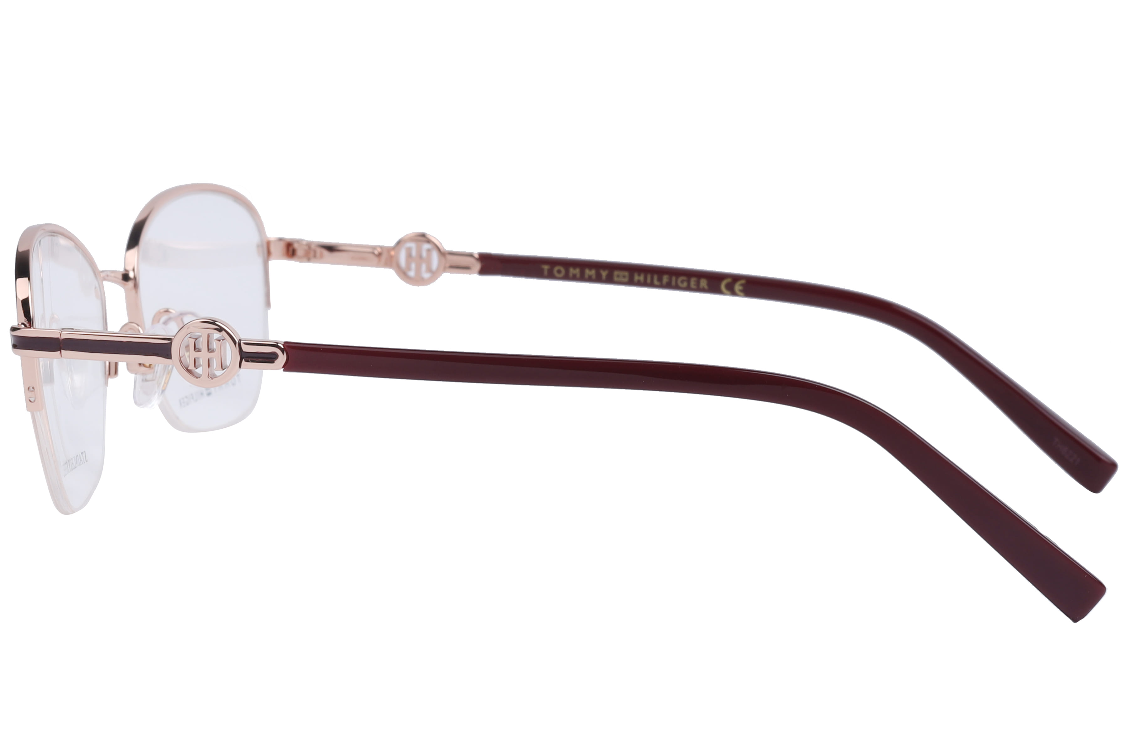 Tommy Hilfiger TH6356 Frame Brown Female Supra Stainless Ste Frame — Brown frame — view 2