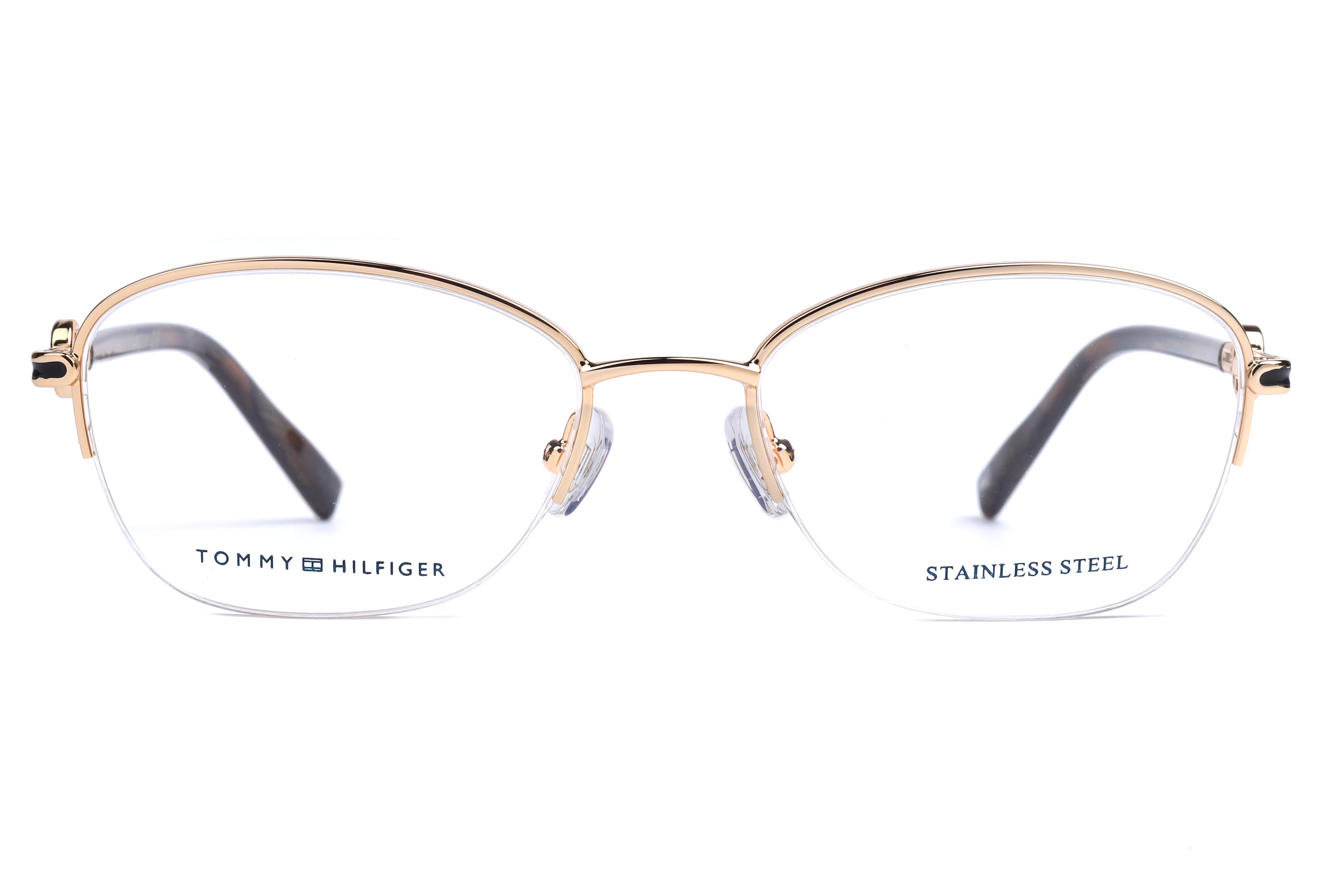 Tommy Hilfiger TH6356 Frame Gold Female Supra Stainless Stee Frame — Gold frame — view 2