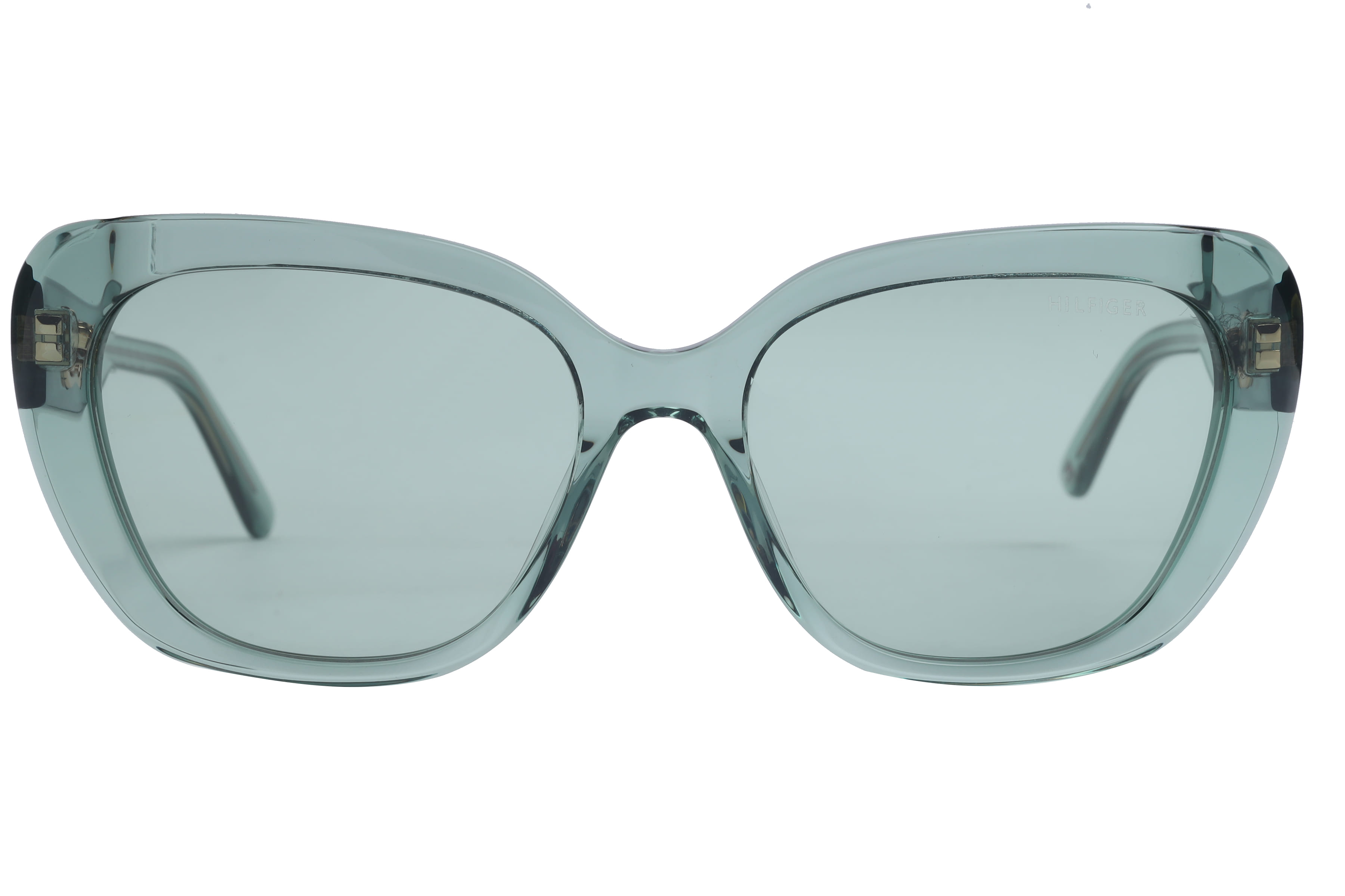 Tommy Hilfiger TH2661 Sunglass Transparent Green Female Full — Transparent Green frame