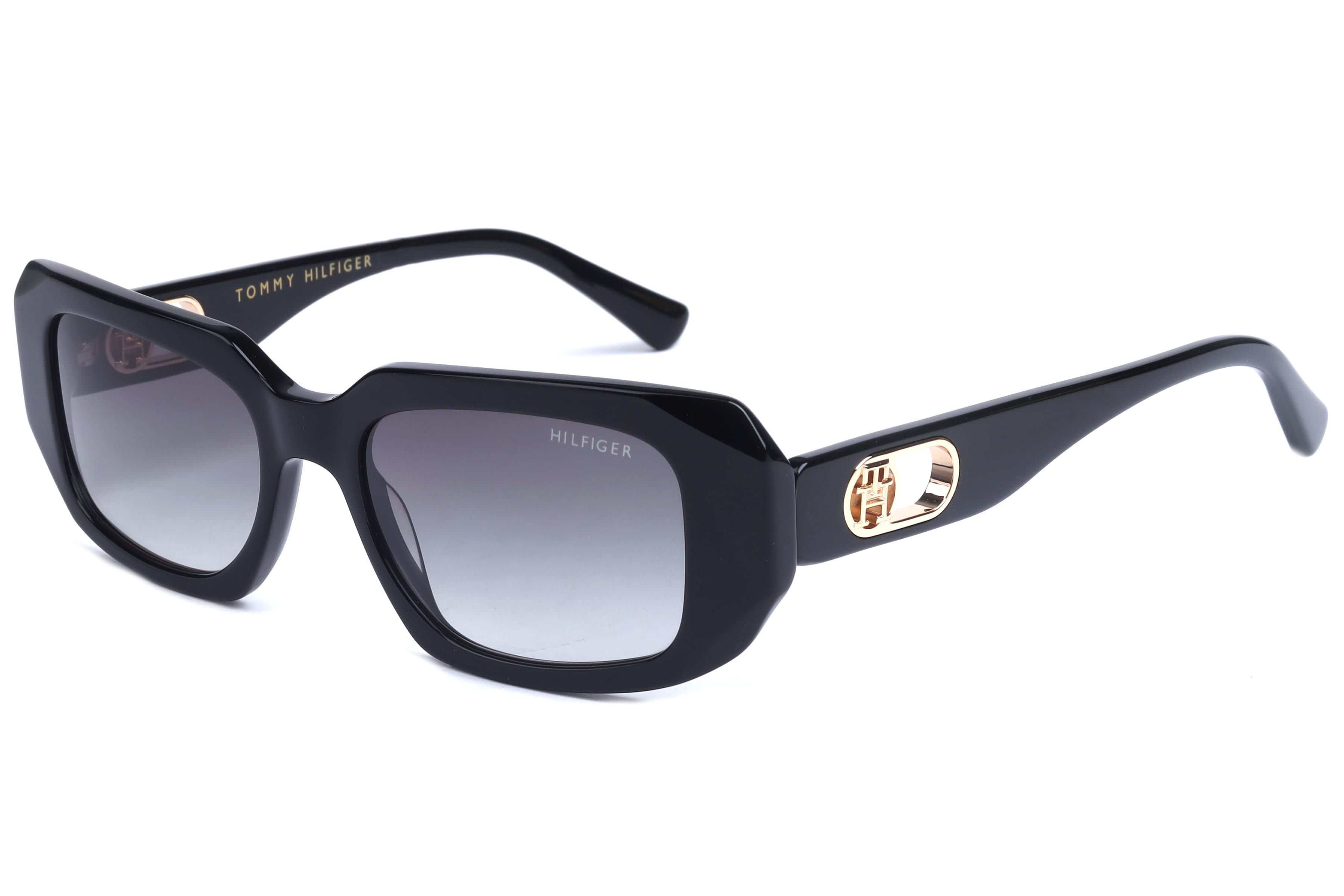 Tommy Hilfiger TH2662 Sunglass Black Female Full Shell Sunglass — Black frame — view 1