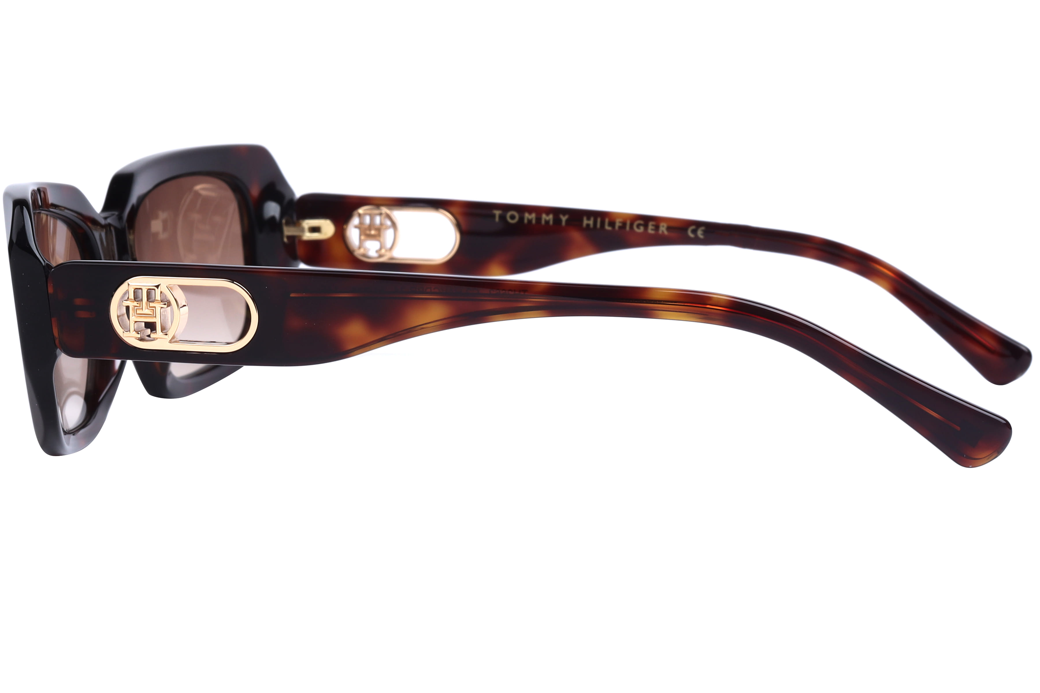 Tommy Hilfiger TH2662 Sunglass Havana Female Full Shell Sunglass — Havana frame — view 3