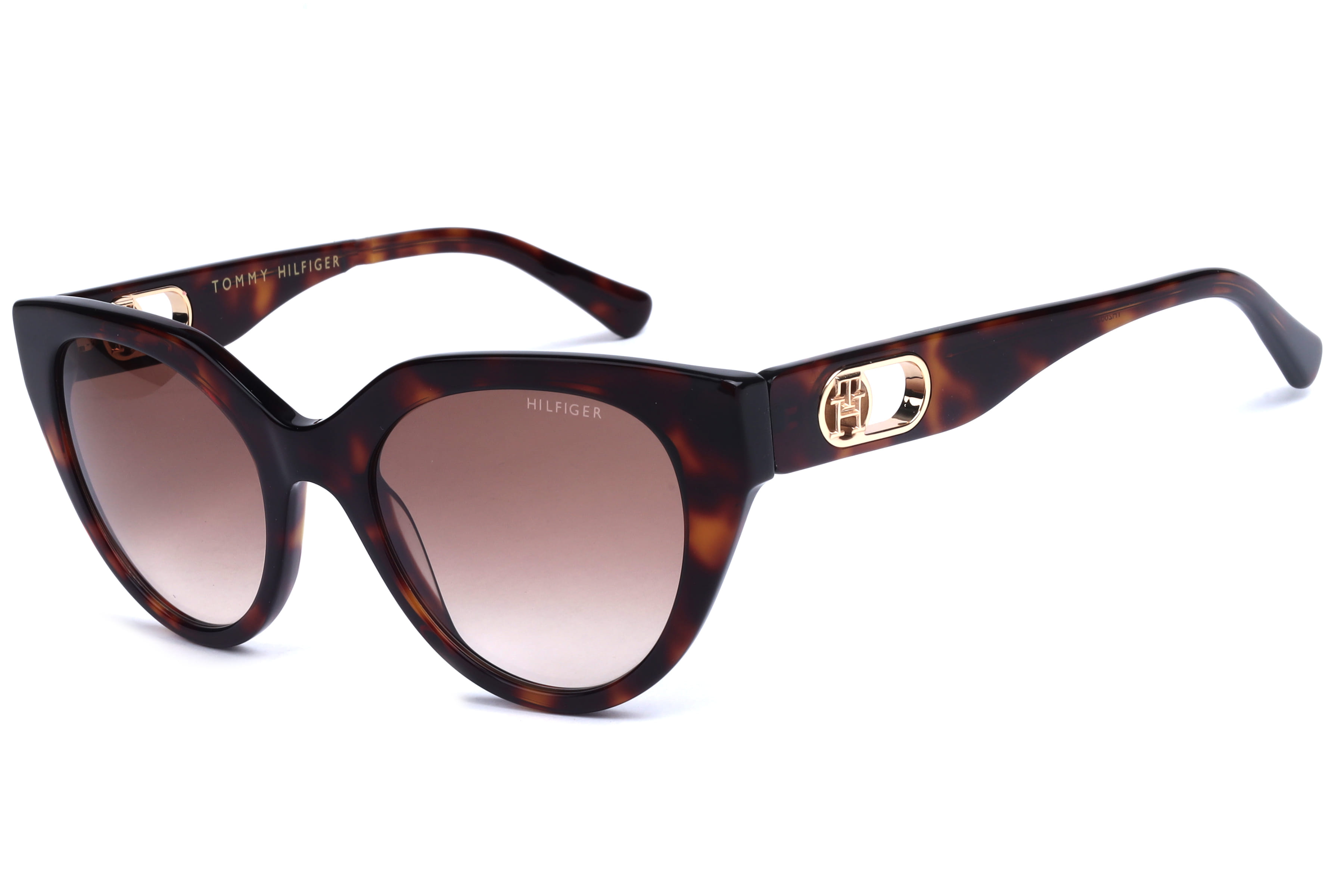 Tommy Hilfiger TH2663 Sunglass Havana Female Full Shell Sunglass — Havana frame — view 1