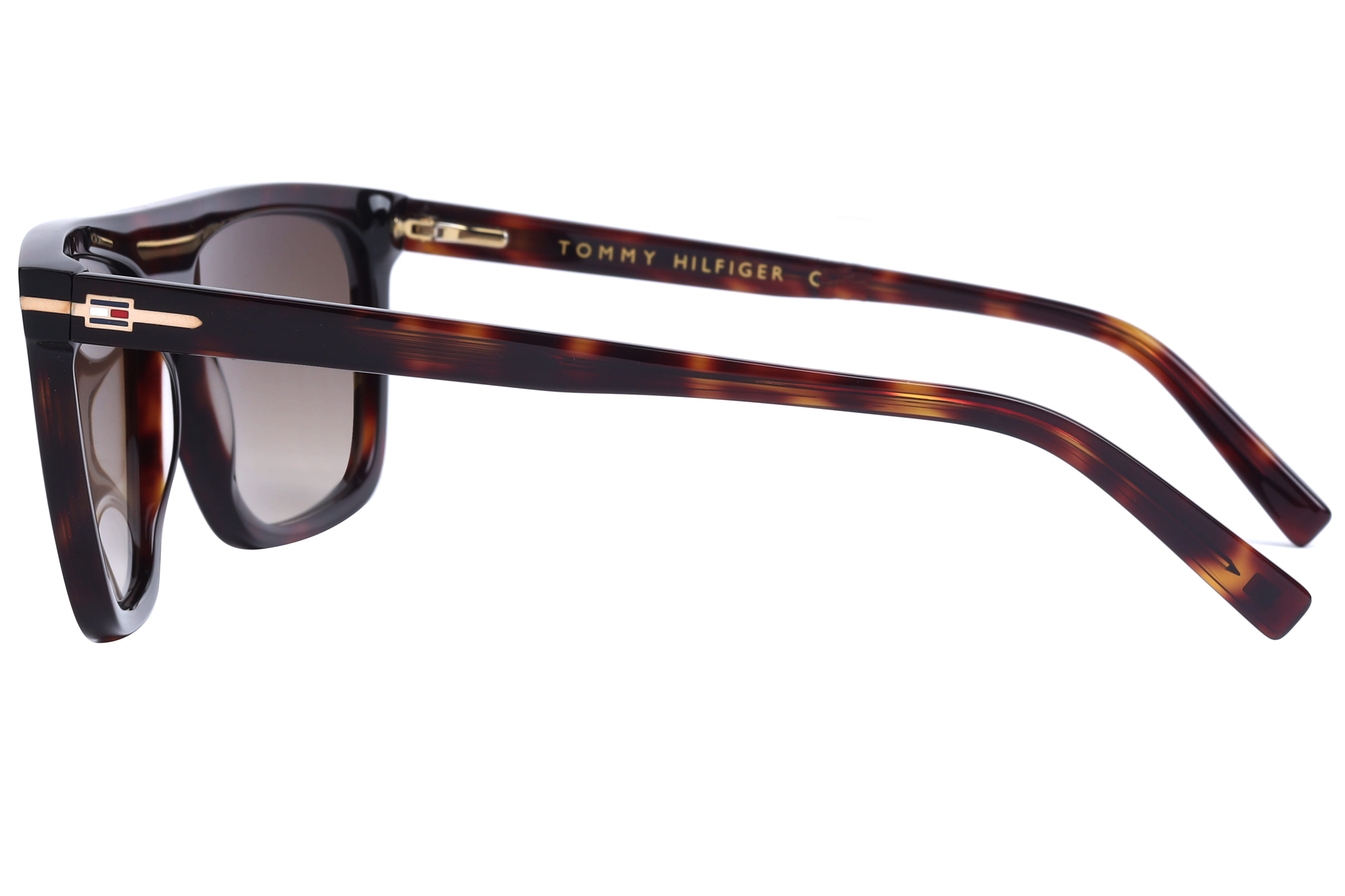 Tommy Hilfiger TH2657 Sunglass Havana Male Full Shell Sunglass — Havana frame — view 2
