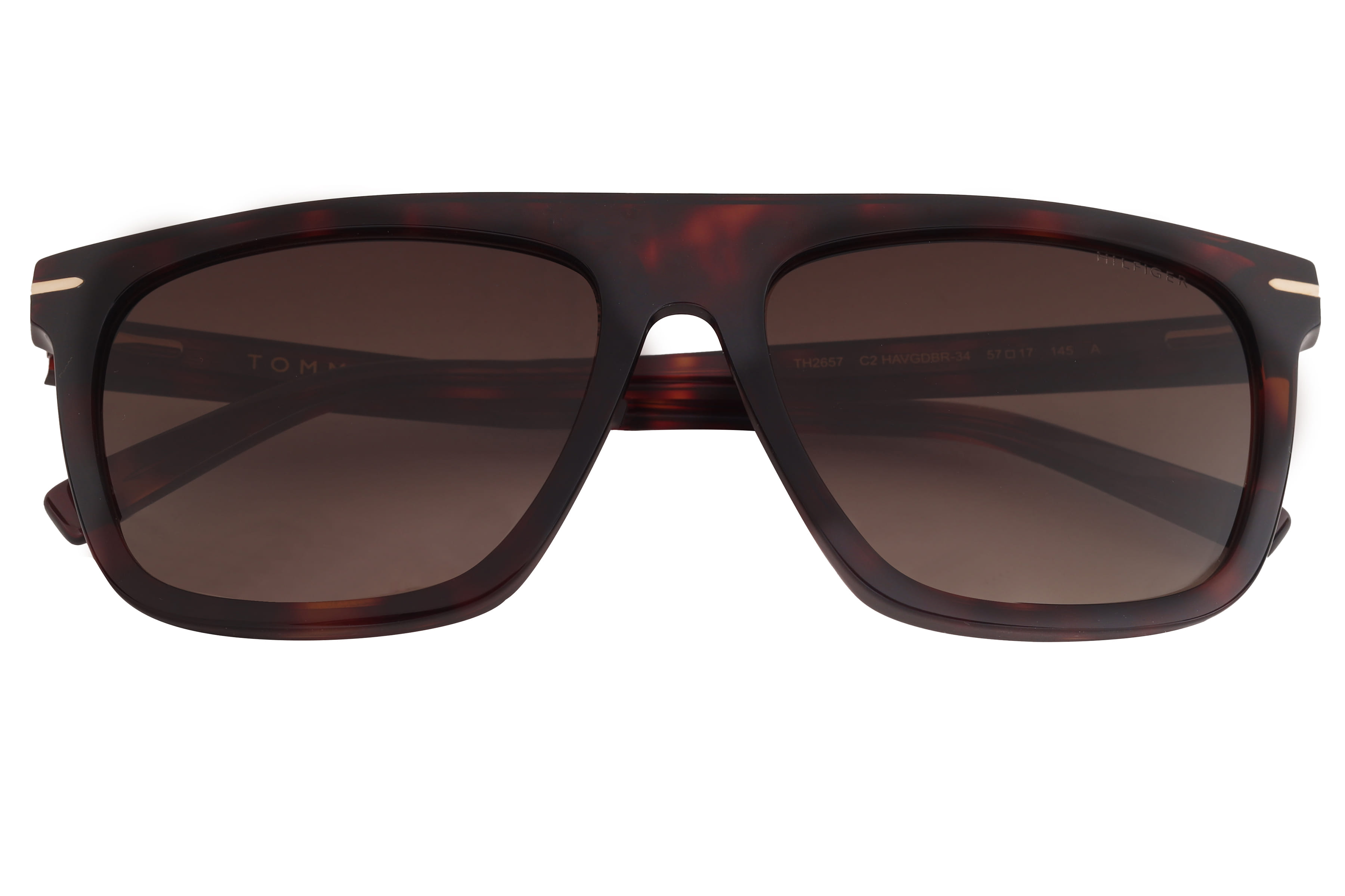 Tommy Hilfiger TH2657 Sunglass Havana Male Full Shell Sunglass — Havana frame — view 3