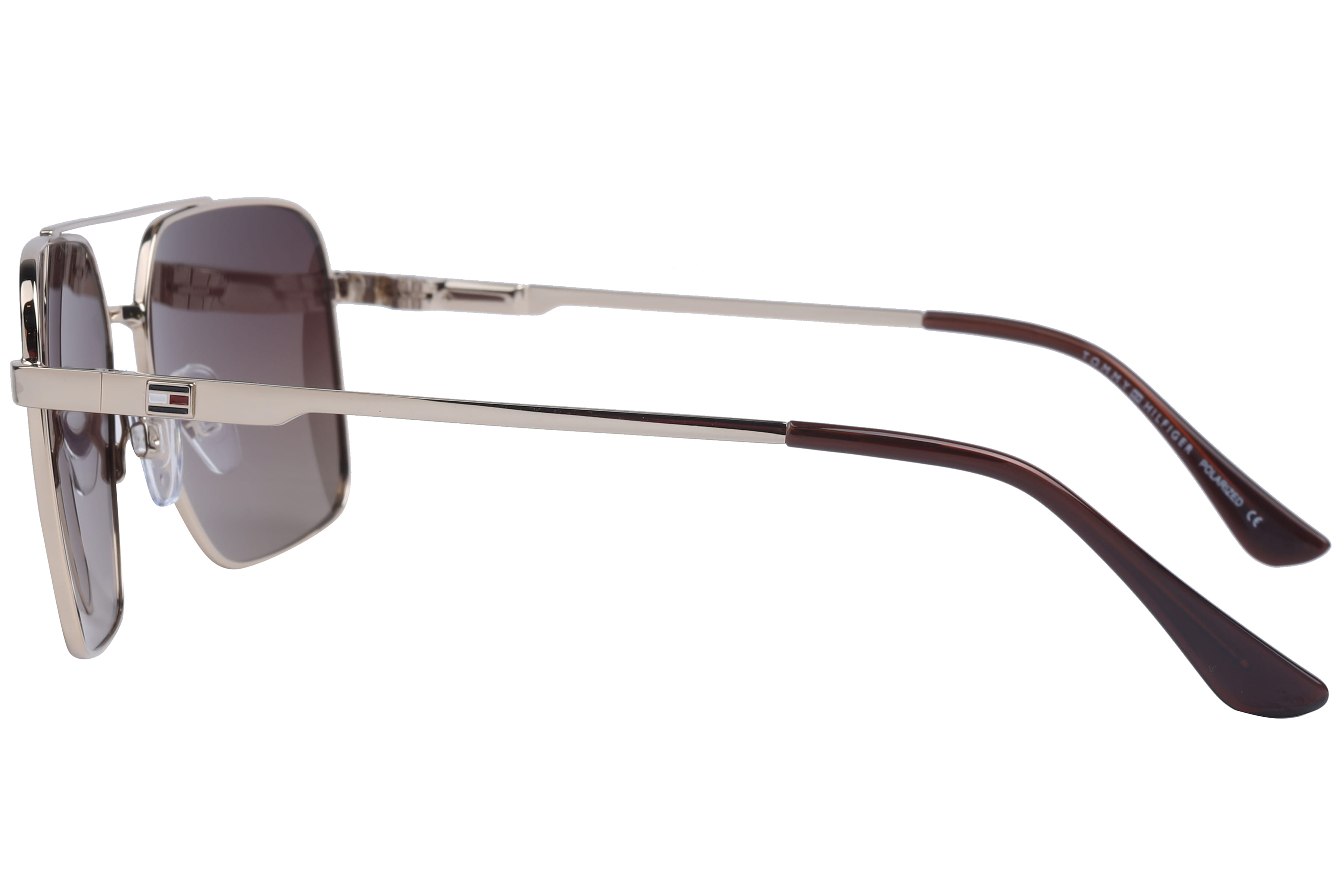 Tommy Hilfiger TH 1578PL Sunglass Gold Male Full Metal Sunglass — Gold frame — view 2