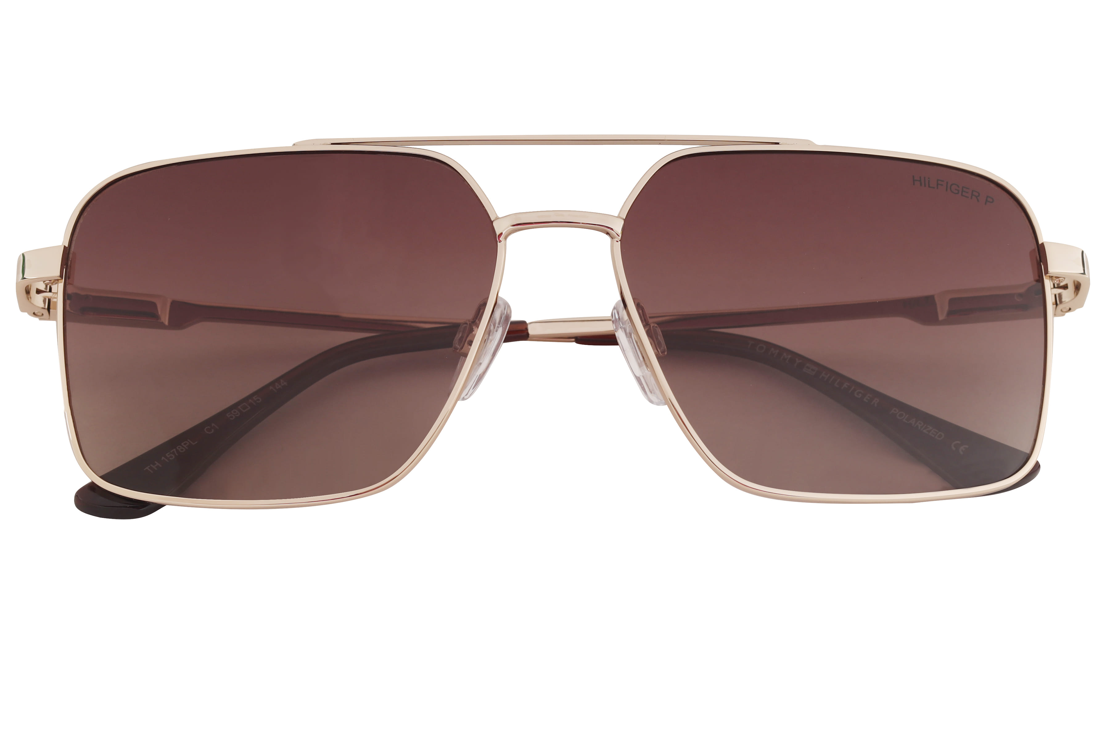 Tommy Hilfiger TH 1578PL Sunglass Gold Male Full Metal Sunglass — Gold frame — view 3