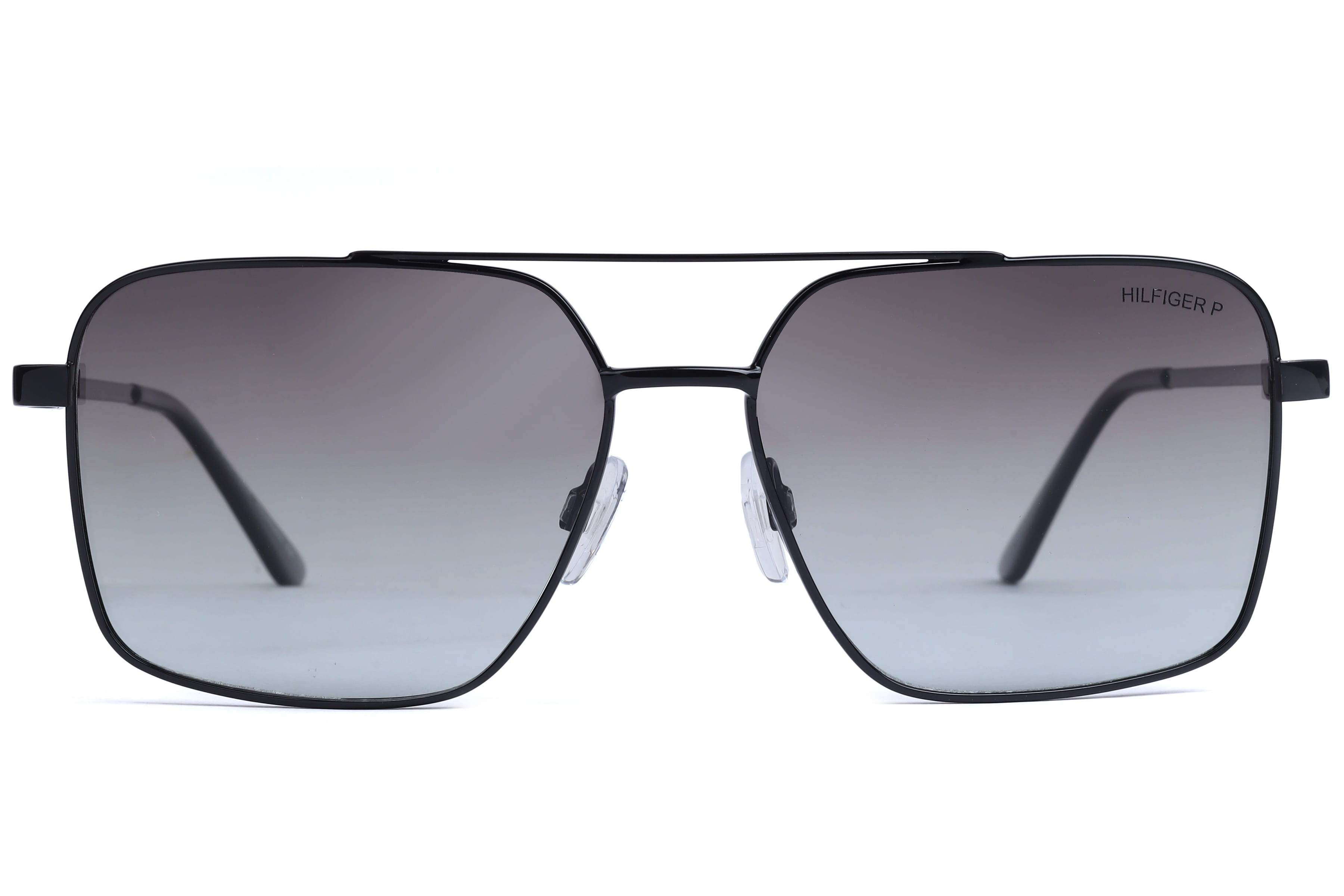 Tommy Hilfiger TH 1578PL Sunglass Black Male Full Metal — Black frame