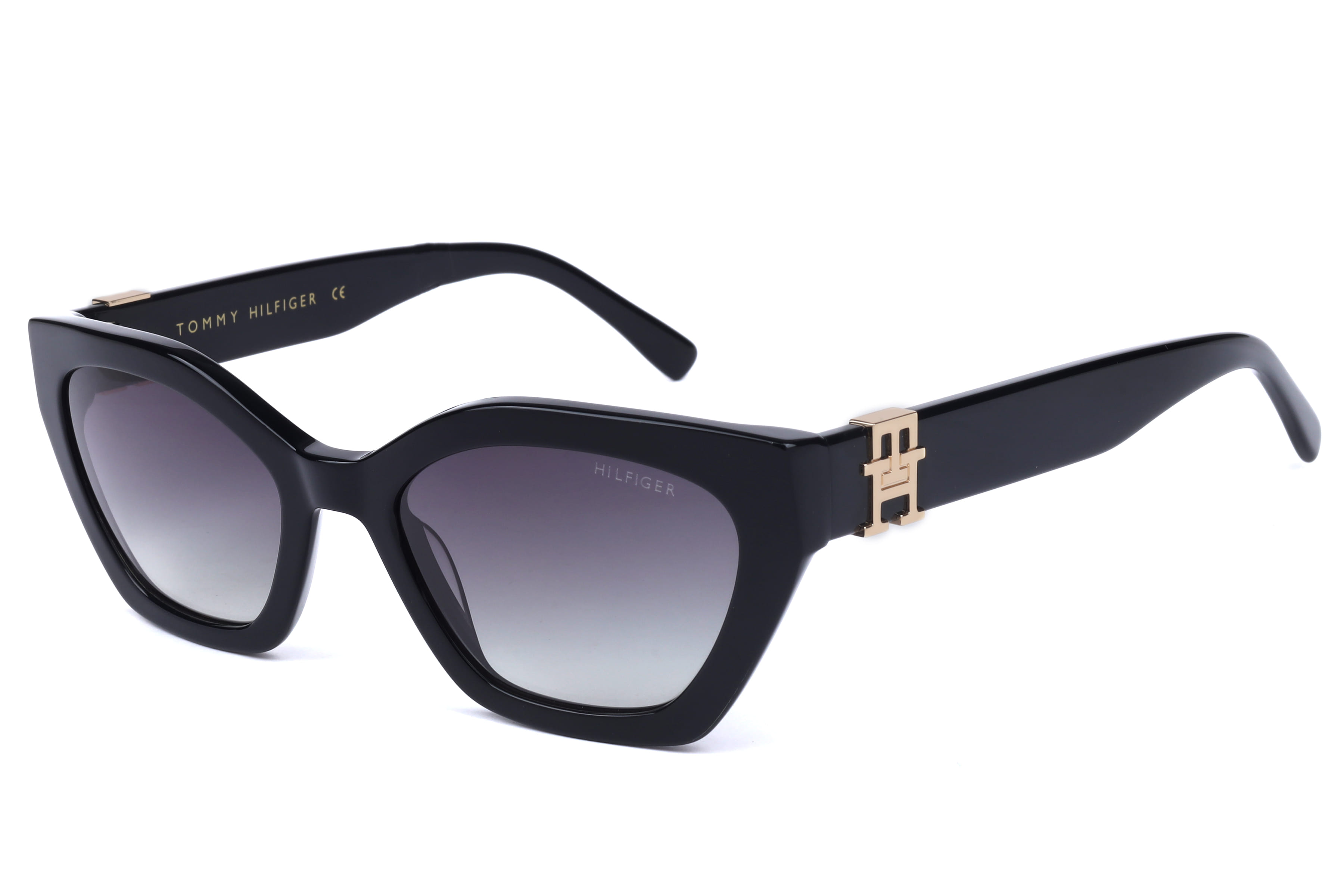 Tommy Hilfiger TH2672 Sunglass Black Female Full Shell Sunglass — Black frame — view 1