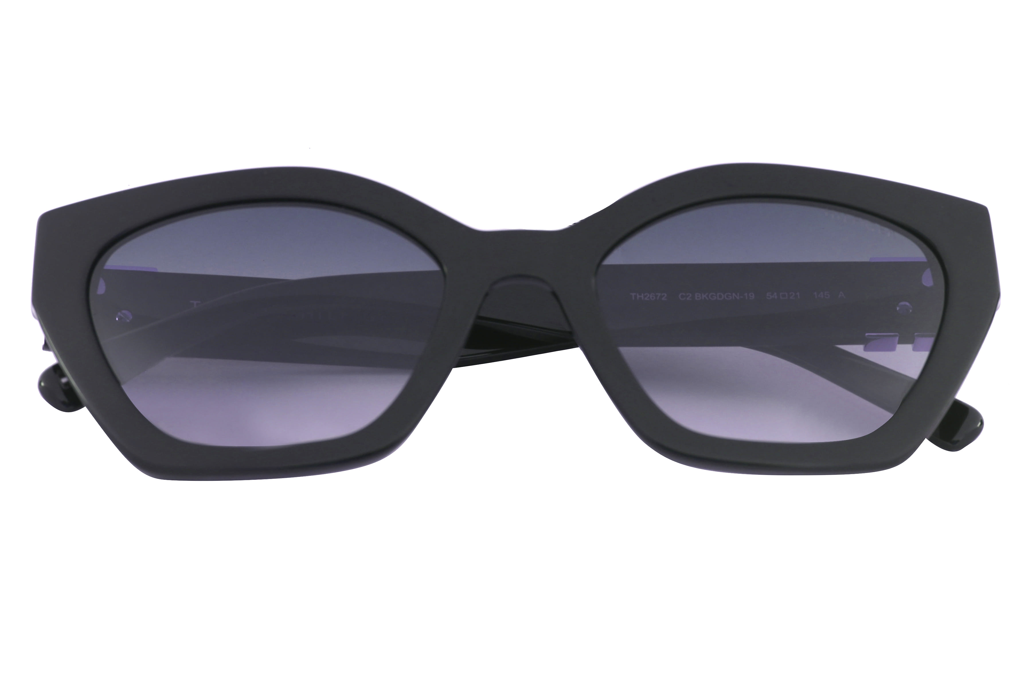 Tommy Hilfiger TH2672 Sunglass Black Female Full Shell Sunglass — Black frame — view 4