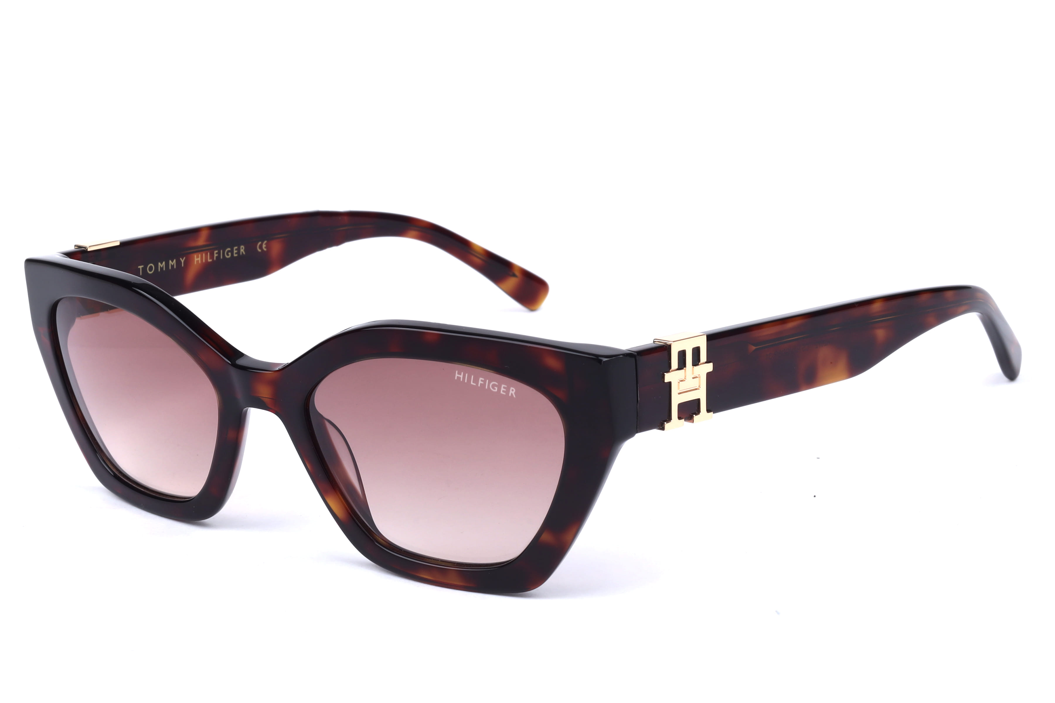 Tommy Hilfiger TH2672 Sunglass Havana Female Full Shell Sunglass — Havana frame — view 1