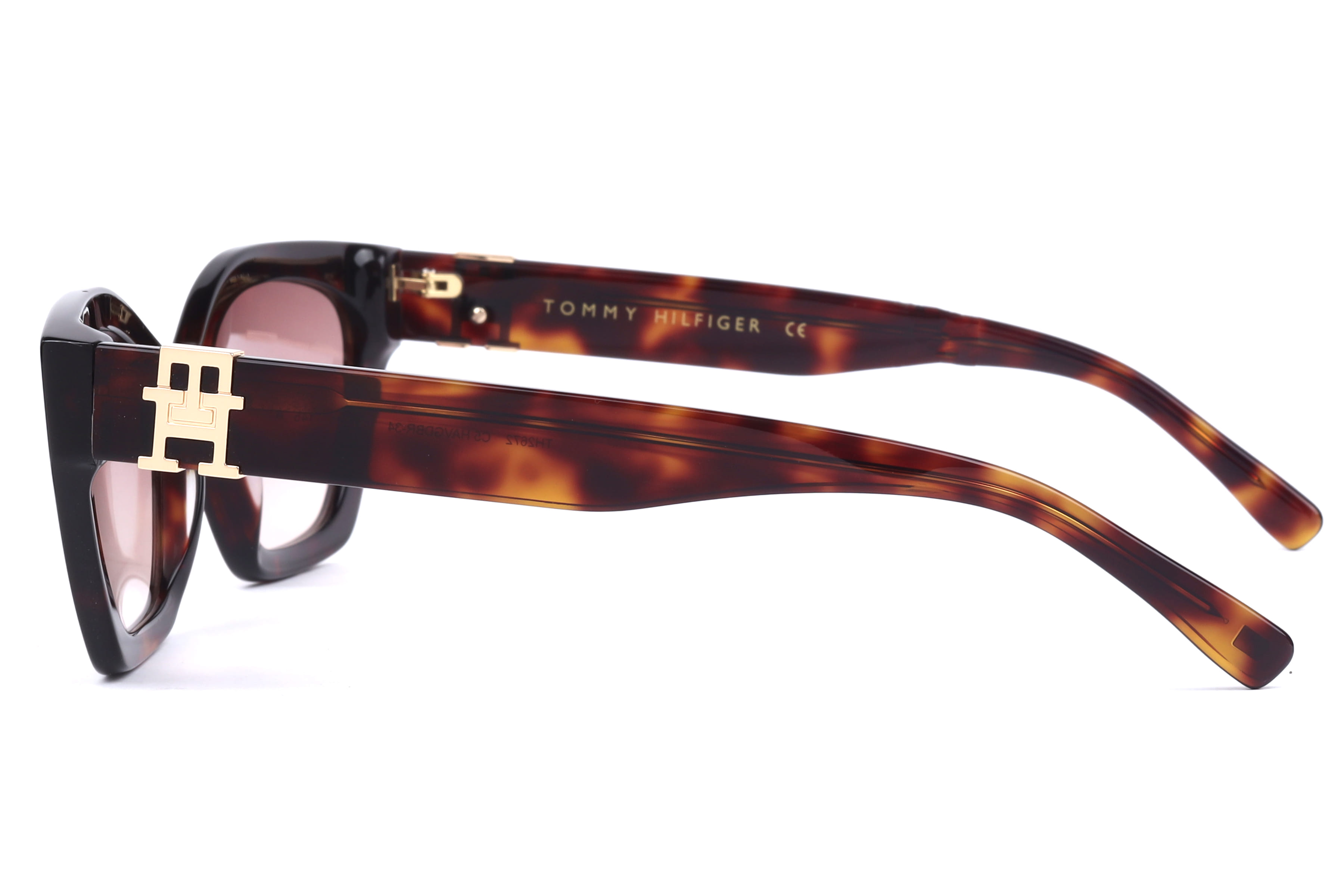 Tommy Hilfiger TH2672 Sunglass Havana Female Full Shell Sunglass — Havana frame — view 3