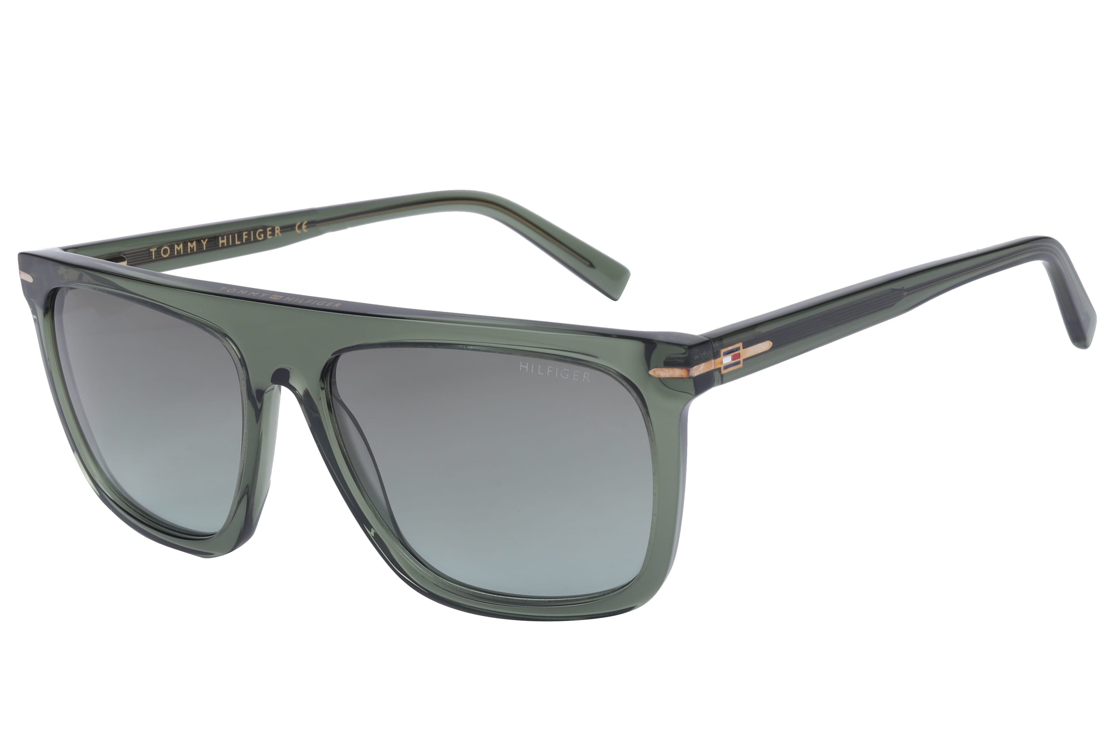 Tommy Hilfiger TH2657 Sunglass Transparent Green Male Full S Sunglass — Transparent Green frame — view 1