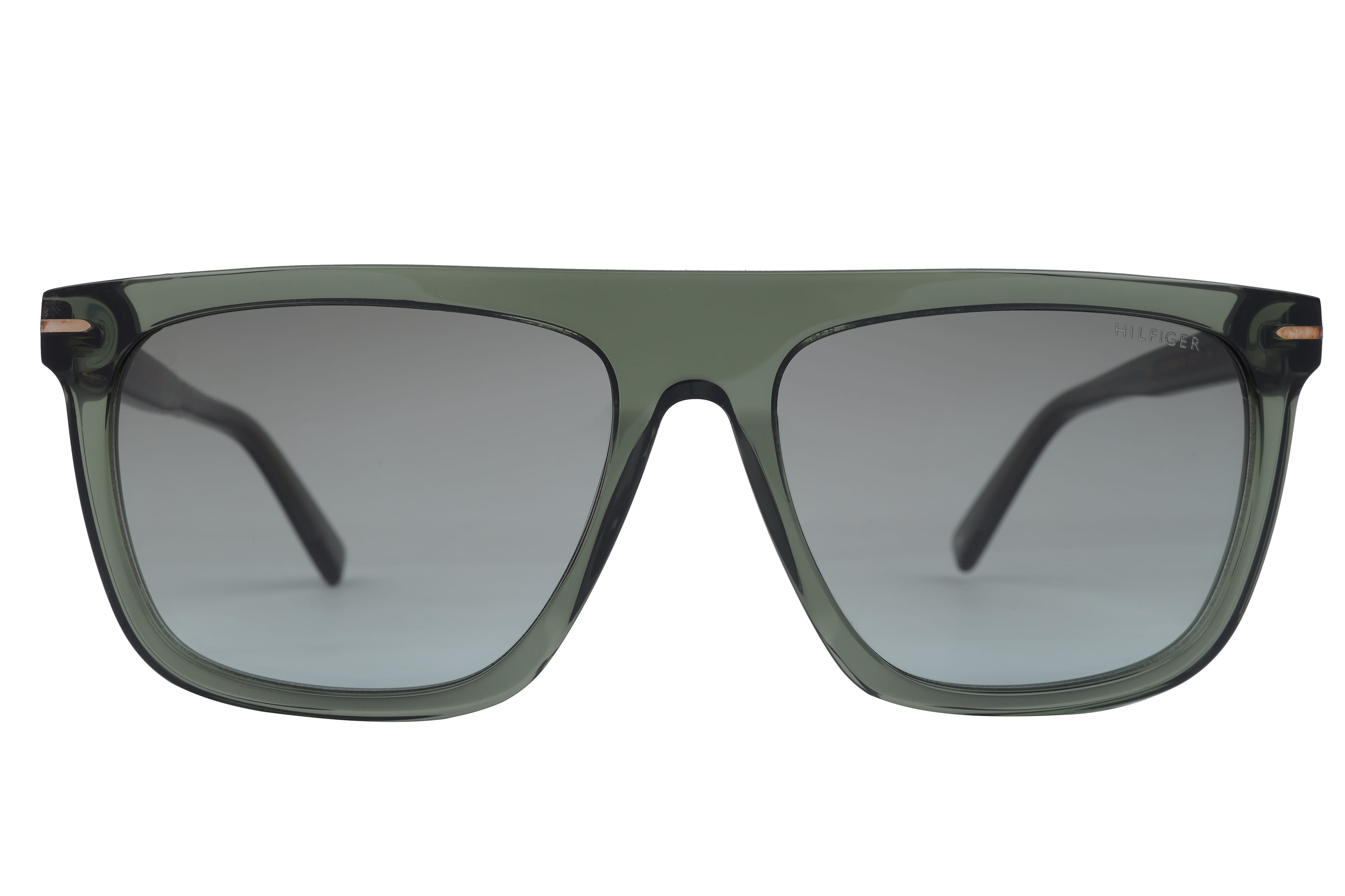 Tommy Hilfiger TH2657 Sunglass Transparent Green Male Full S — Transparent Green frame