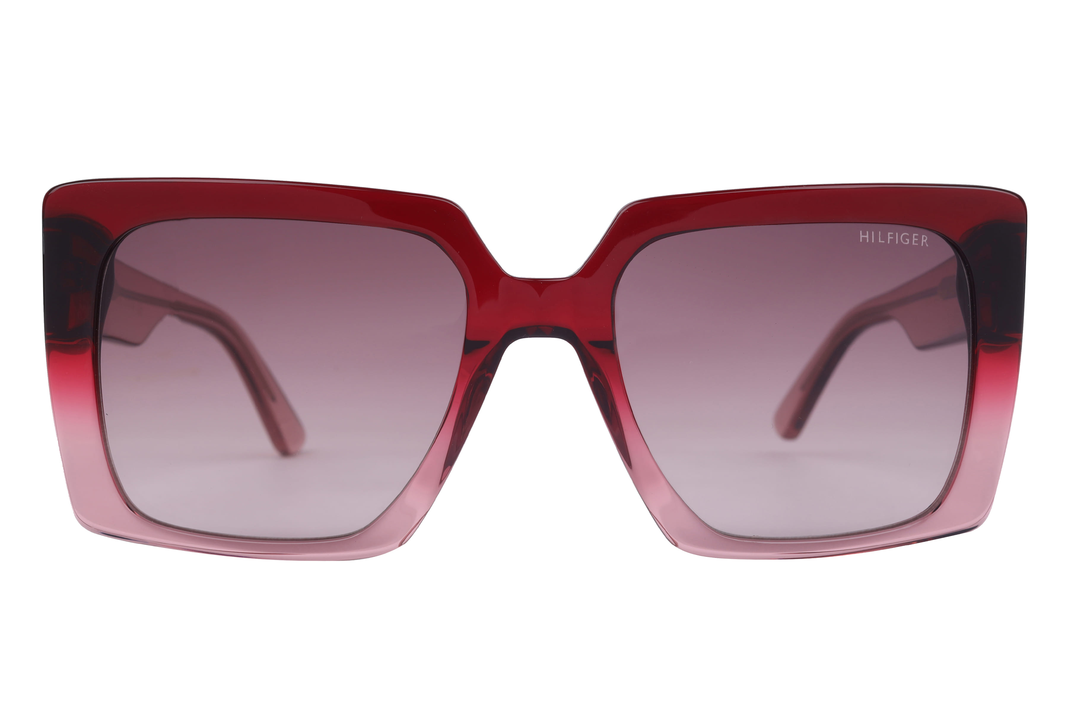 Tommy Hilfiger TH8002 Sunglass Maroon Female Full Shell — Maroon frame