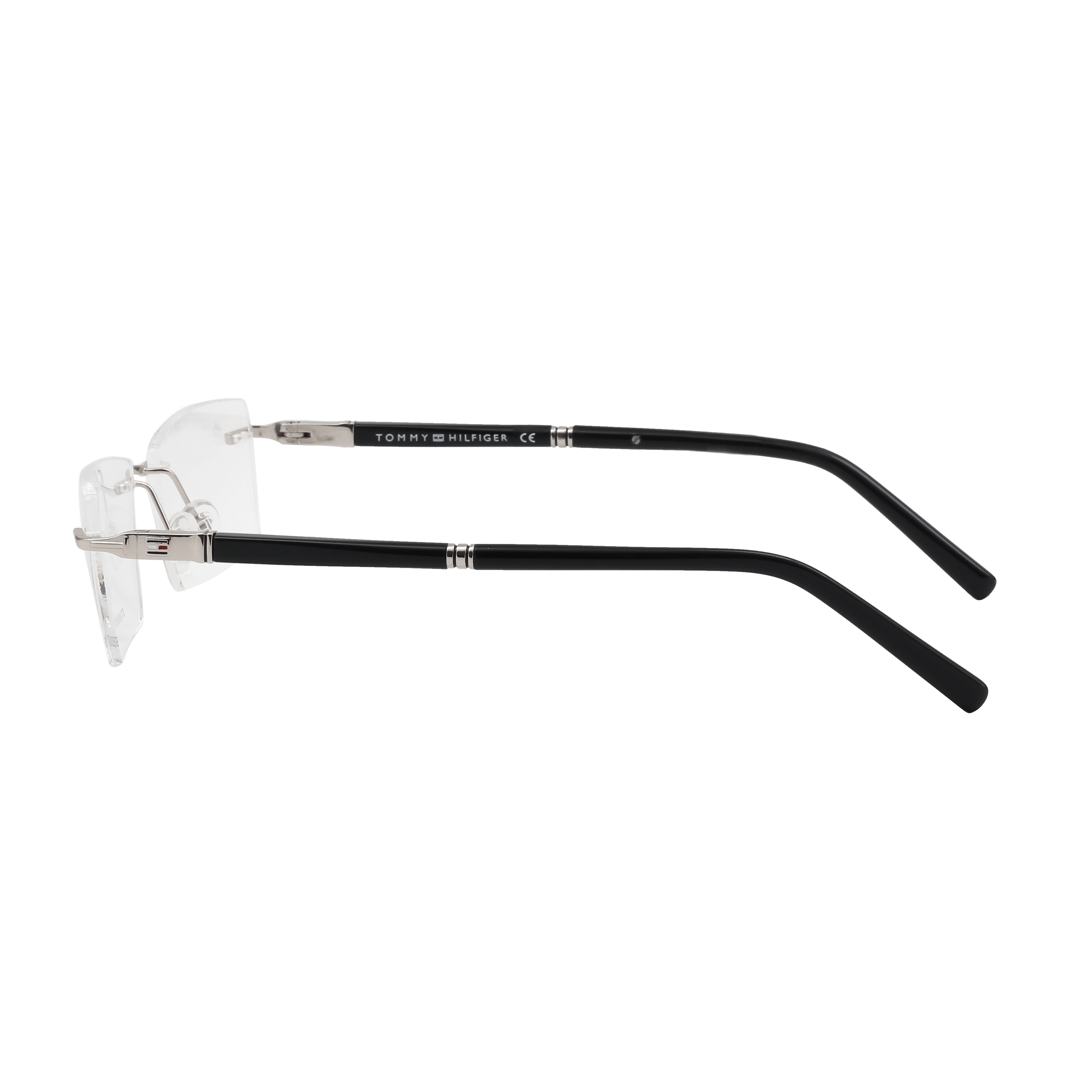 Tommy Hilfiger TH6191 Frame Silver Male RimLess Shell Frame — Silver frame — view 3