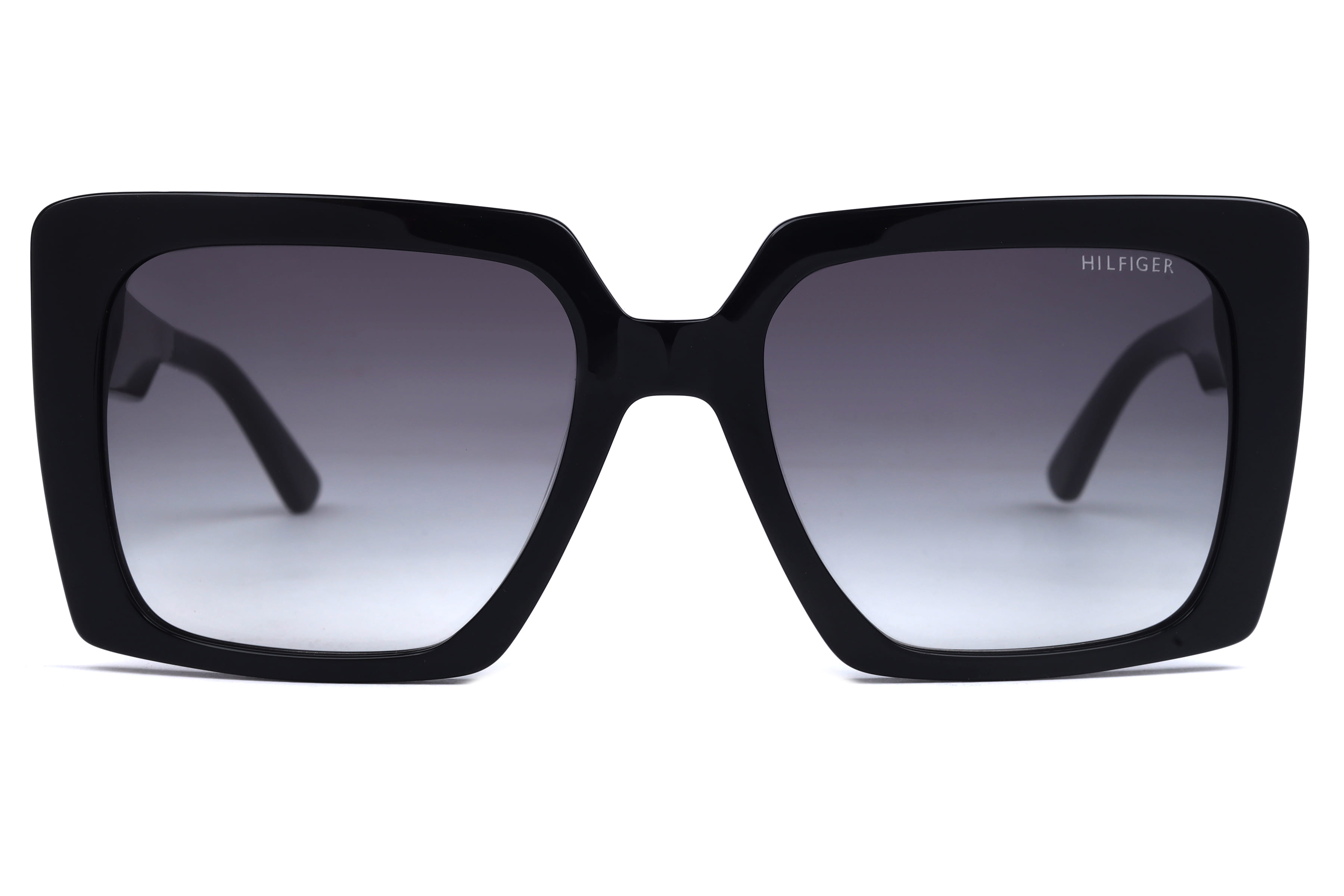 Tommy Hilfiger TH8002 Sunglass Black Female Full Shell — Black frame