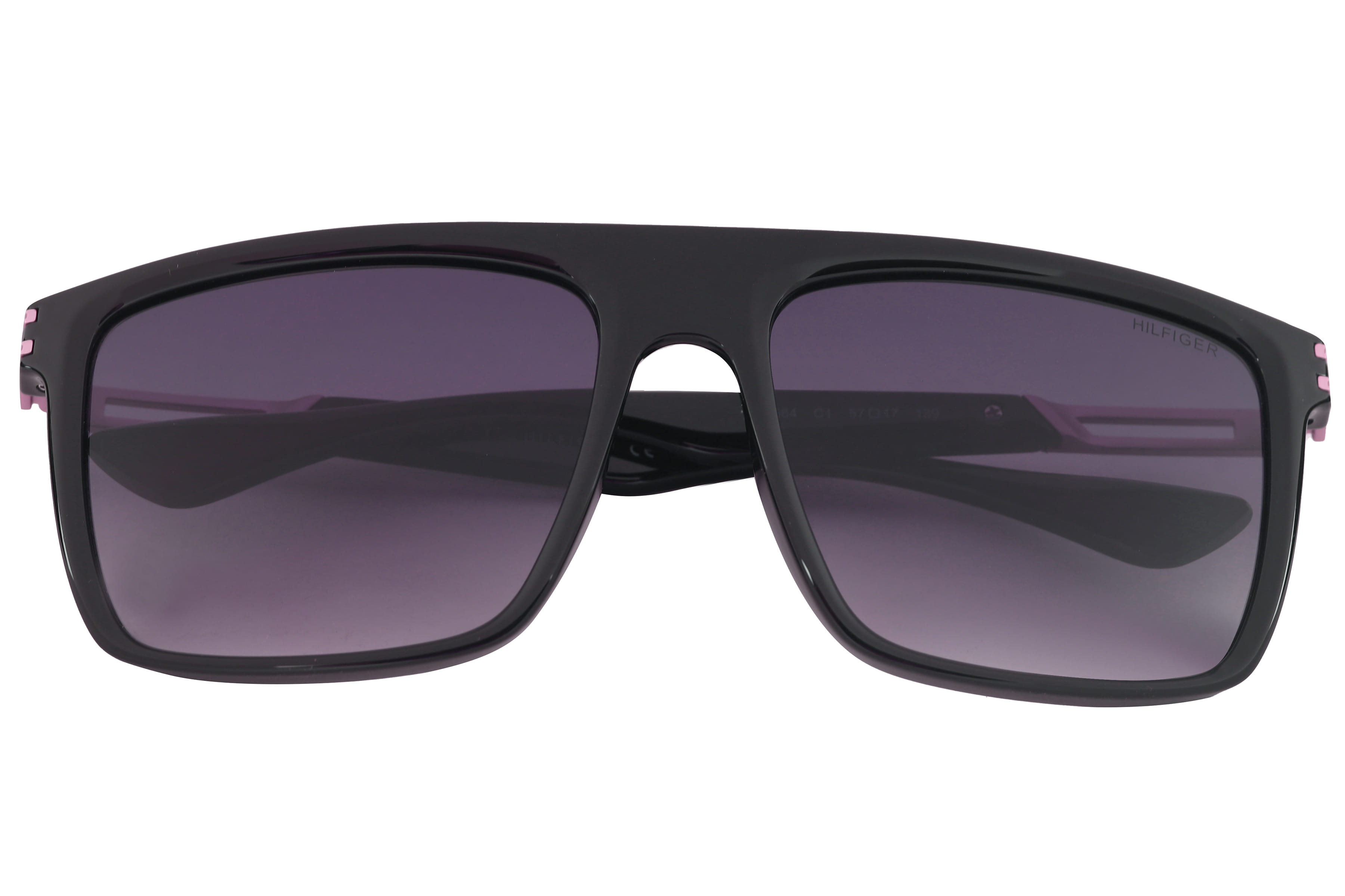 Tommy Hilfiger TH1564 Sunglass Black Male Full Metal Sunglass — Black frame — view 4