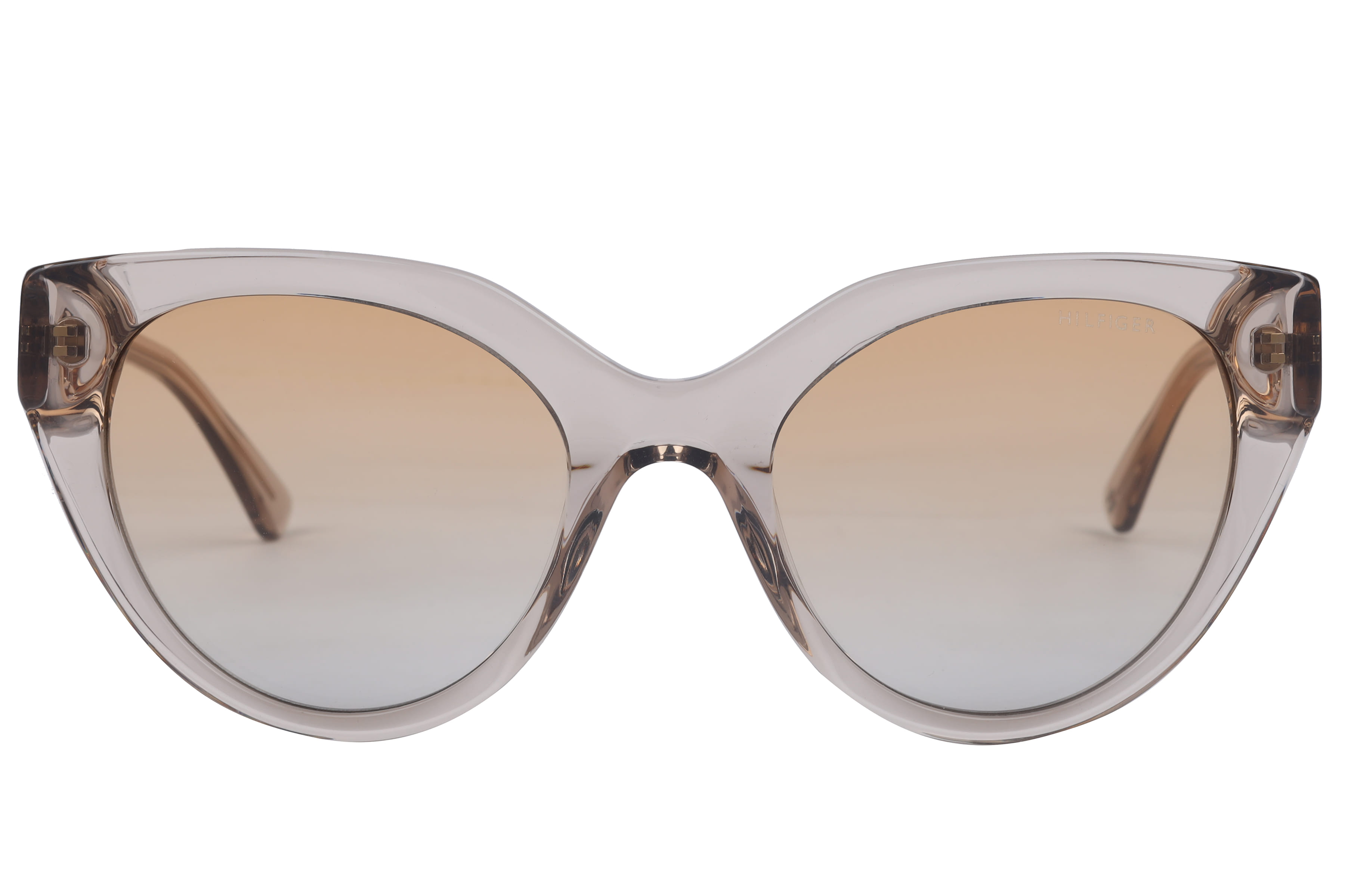 Tommy Hilfiger TH2663 Sunglass Transparent Brown Female Full — Transparent Brown frame
