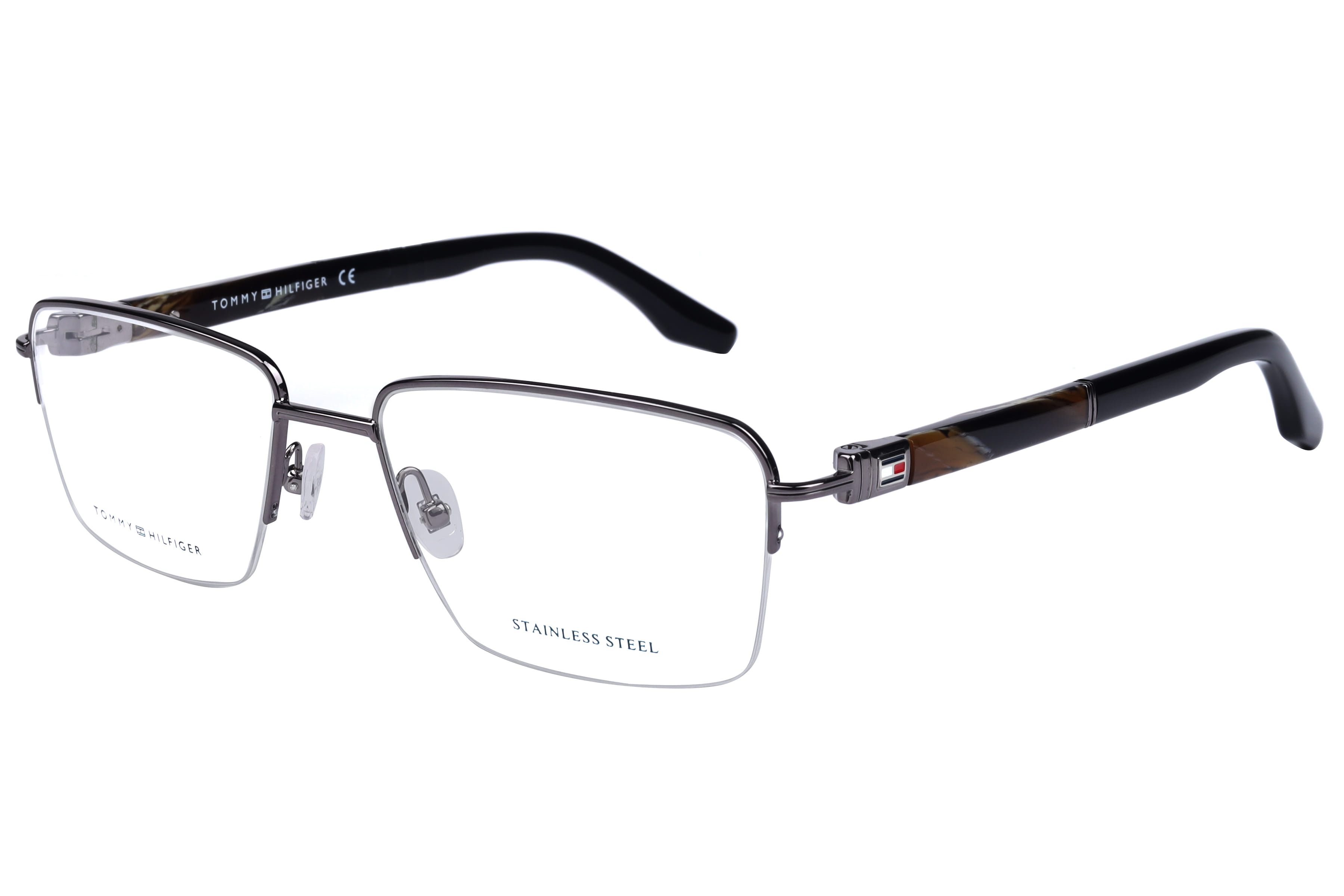 Tommy Hilfiger TH6348 Frame Gun Metal Male Supra Shell Frame — Gun Metal frame — view 1