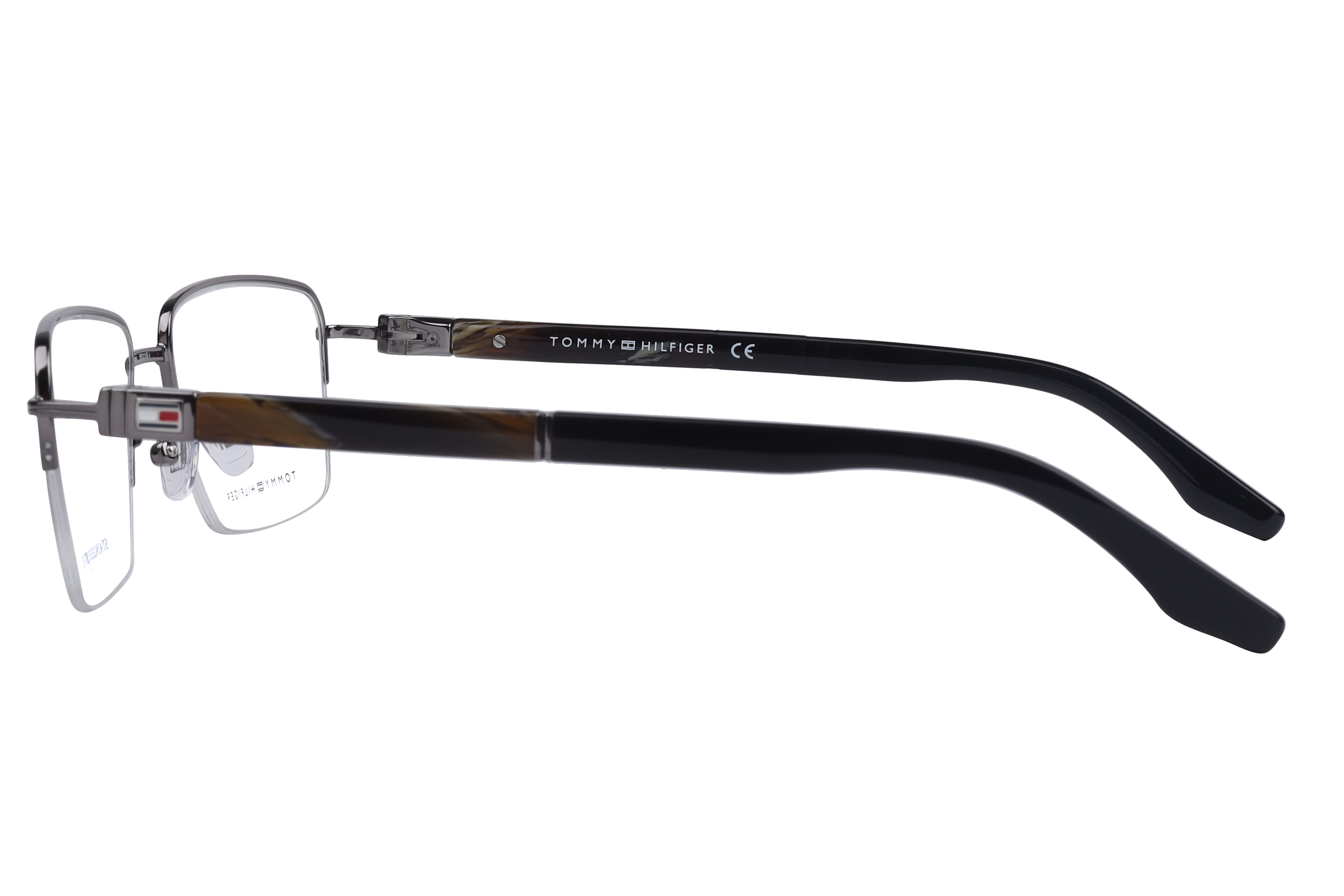 Tommy Hilfiger TH6348 Frame Gun Metal Male Supra Shell Frame — Gun Metal frame — view 3