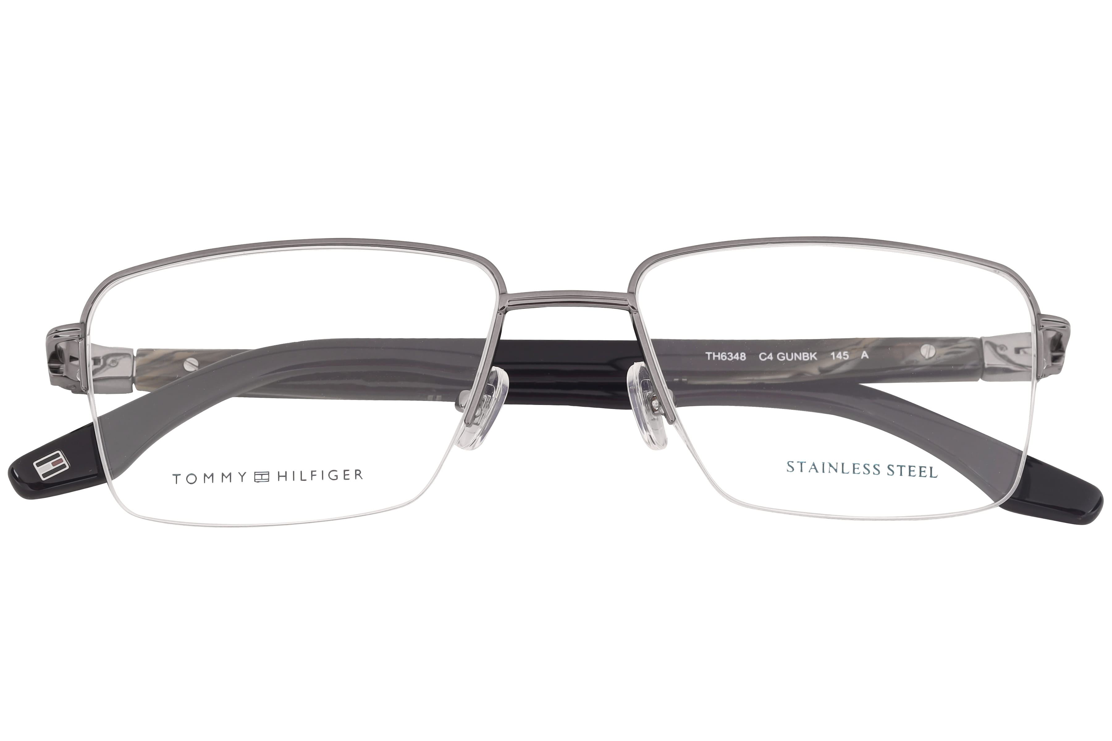 Tommy Hilfiger TH6348 Frame Gun Metal Male Supra Shell Frame — Gun Metal frame — view 4