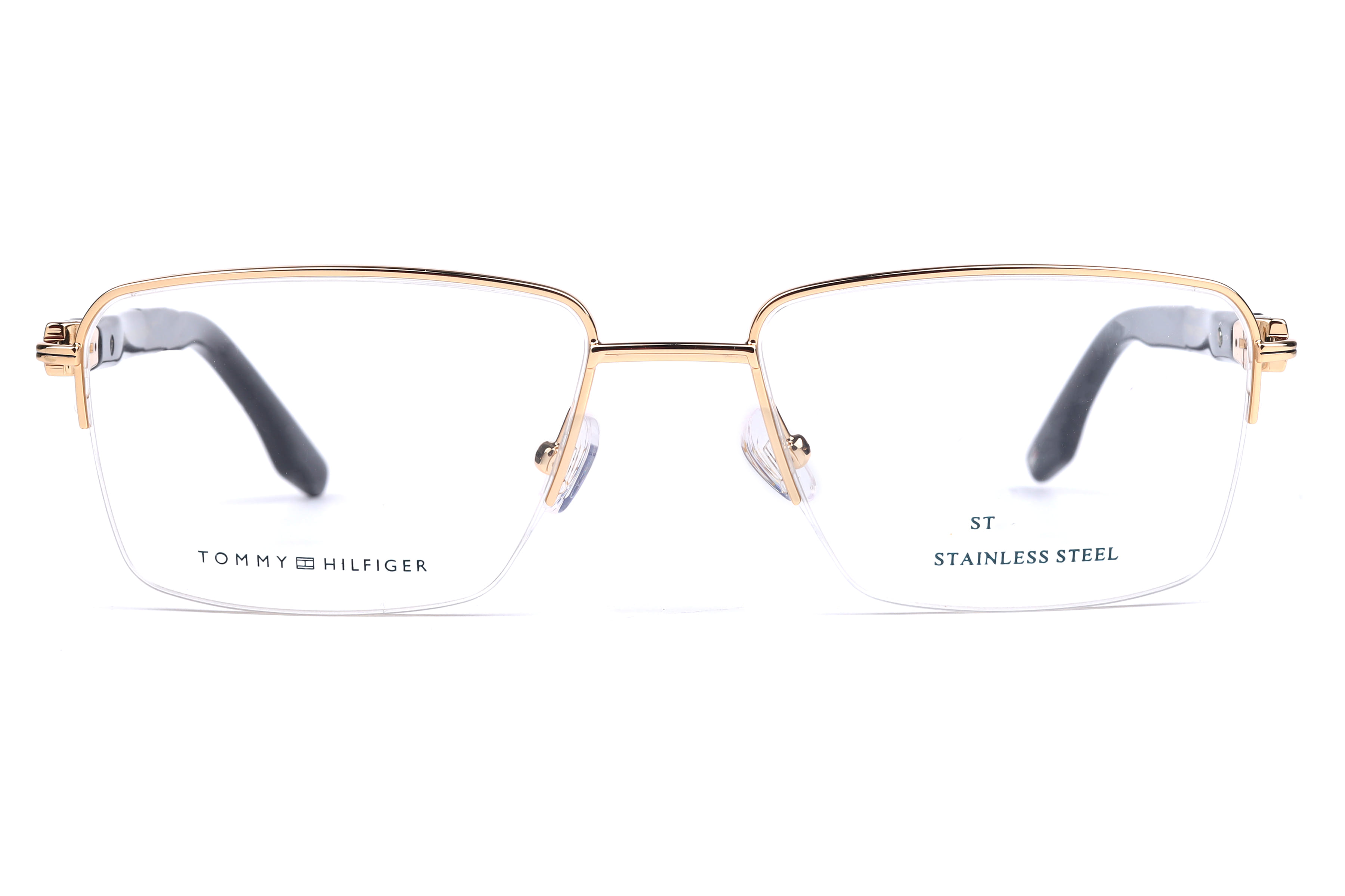 Tommy Hilfiger TH6348 Frame Gold Male Supra Shell — Gold frame
