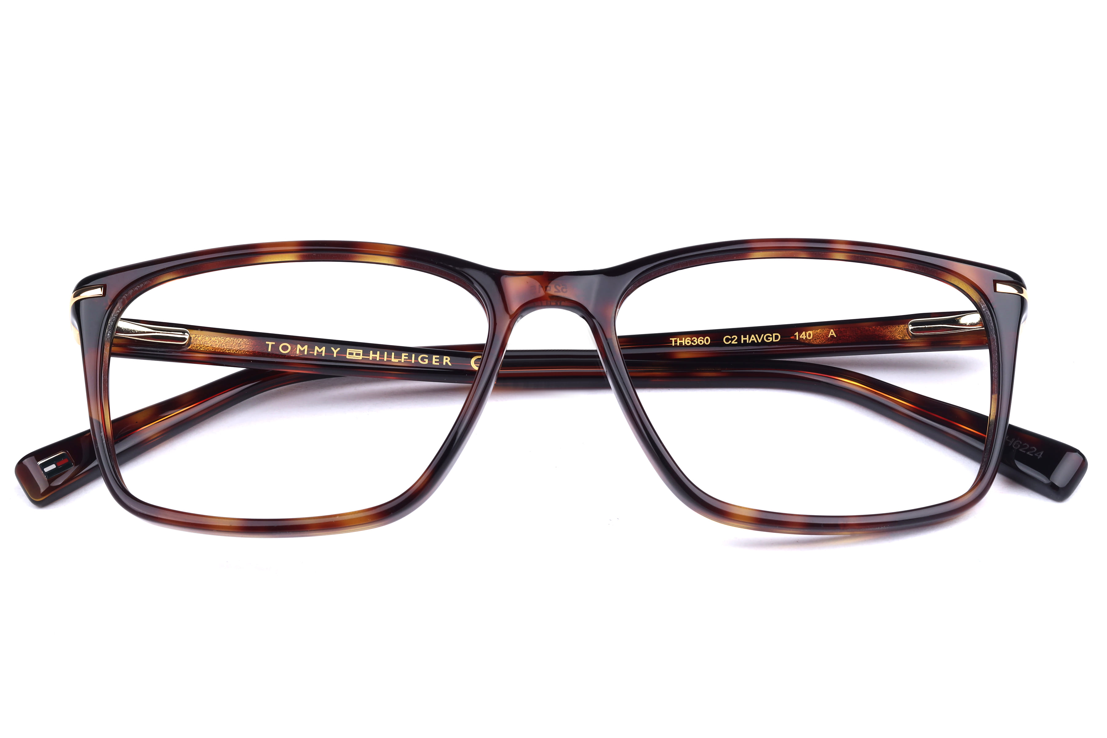 Tommy Hilfiger TH6360 Frame Havana Unisex Full Shell Frame — Havana frame — view 4