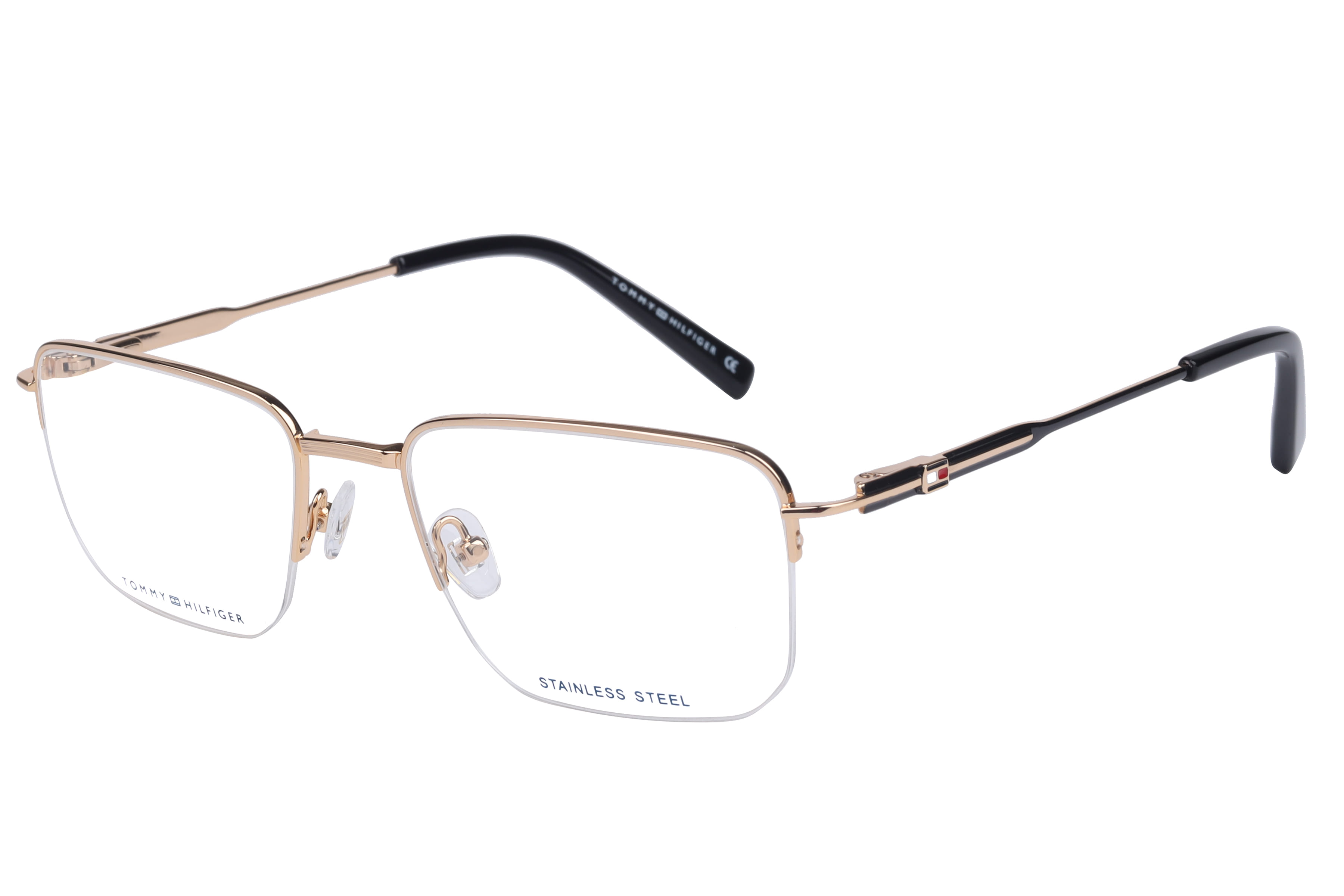 Tommy Hilfiger TH5407 Frame Gold Male Supra Stainless Steel Frame — Gold frame — view 1