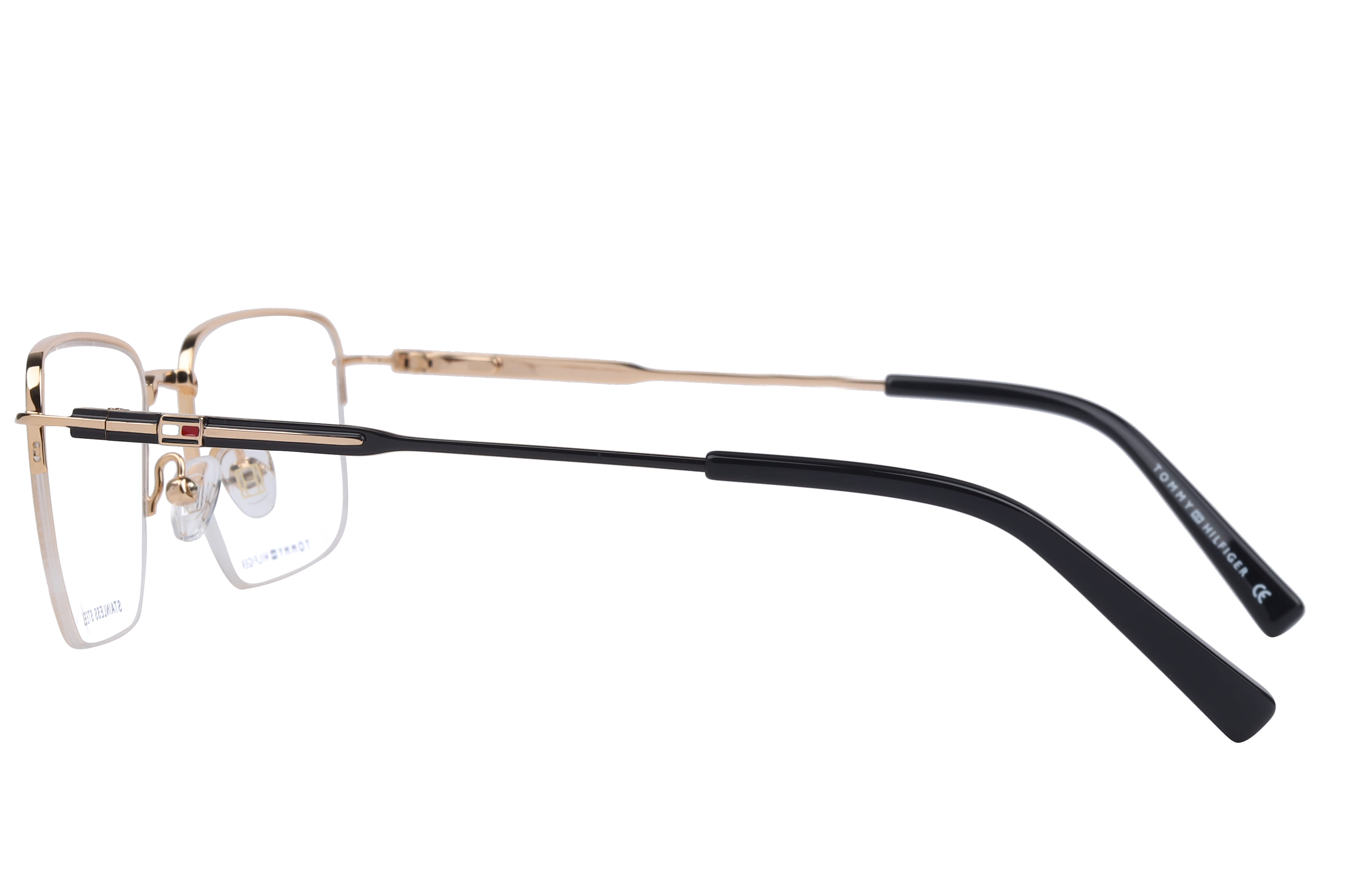 Tommy Hilfiger TH5407 Frame Gold Male Supra Stainless Steel Frame — Gold frame — view 3