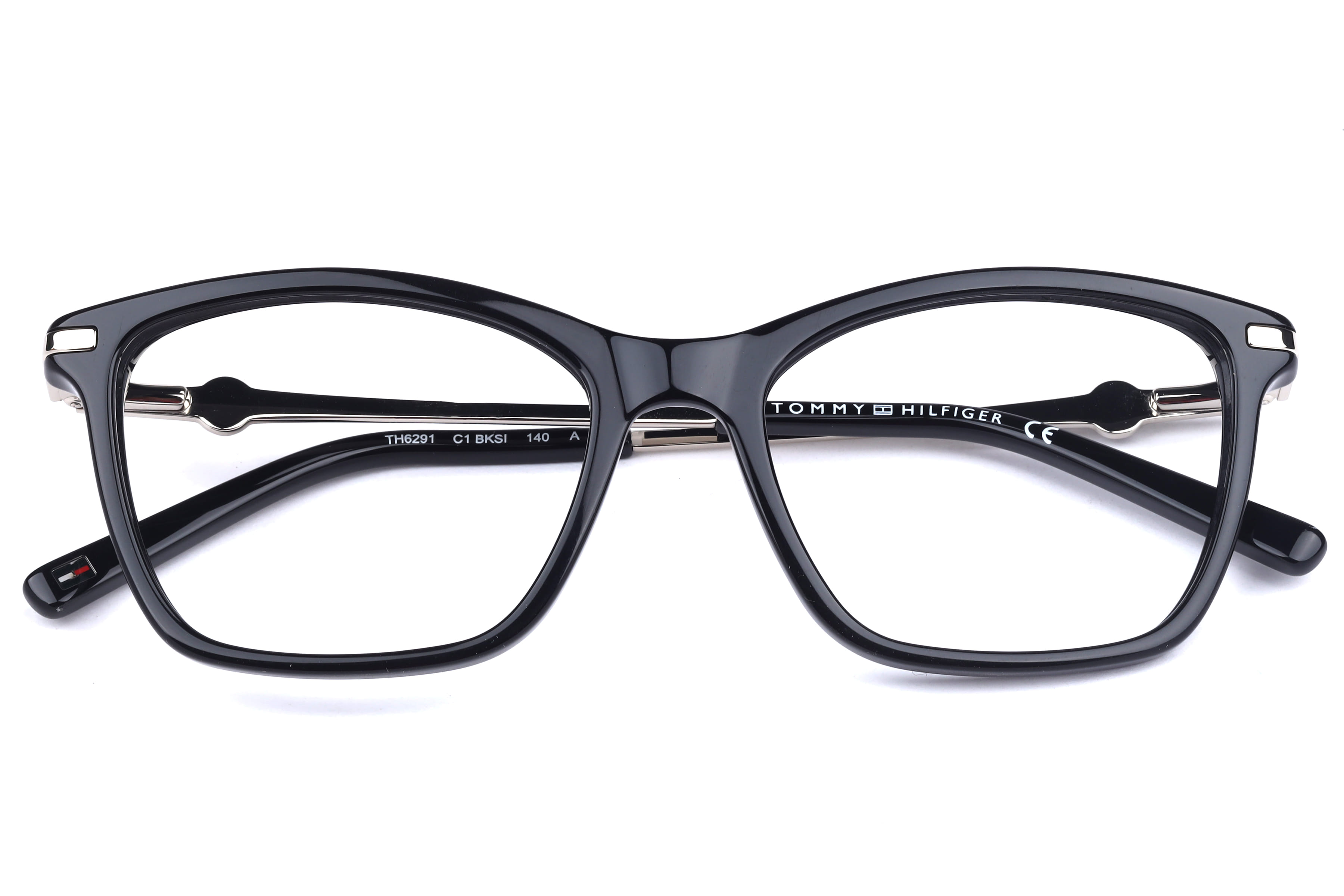 Tommy Hilfiger TH6291 Frame Black Female Full Metal Frame — Black frame — view 4