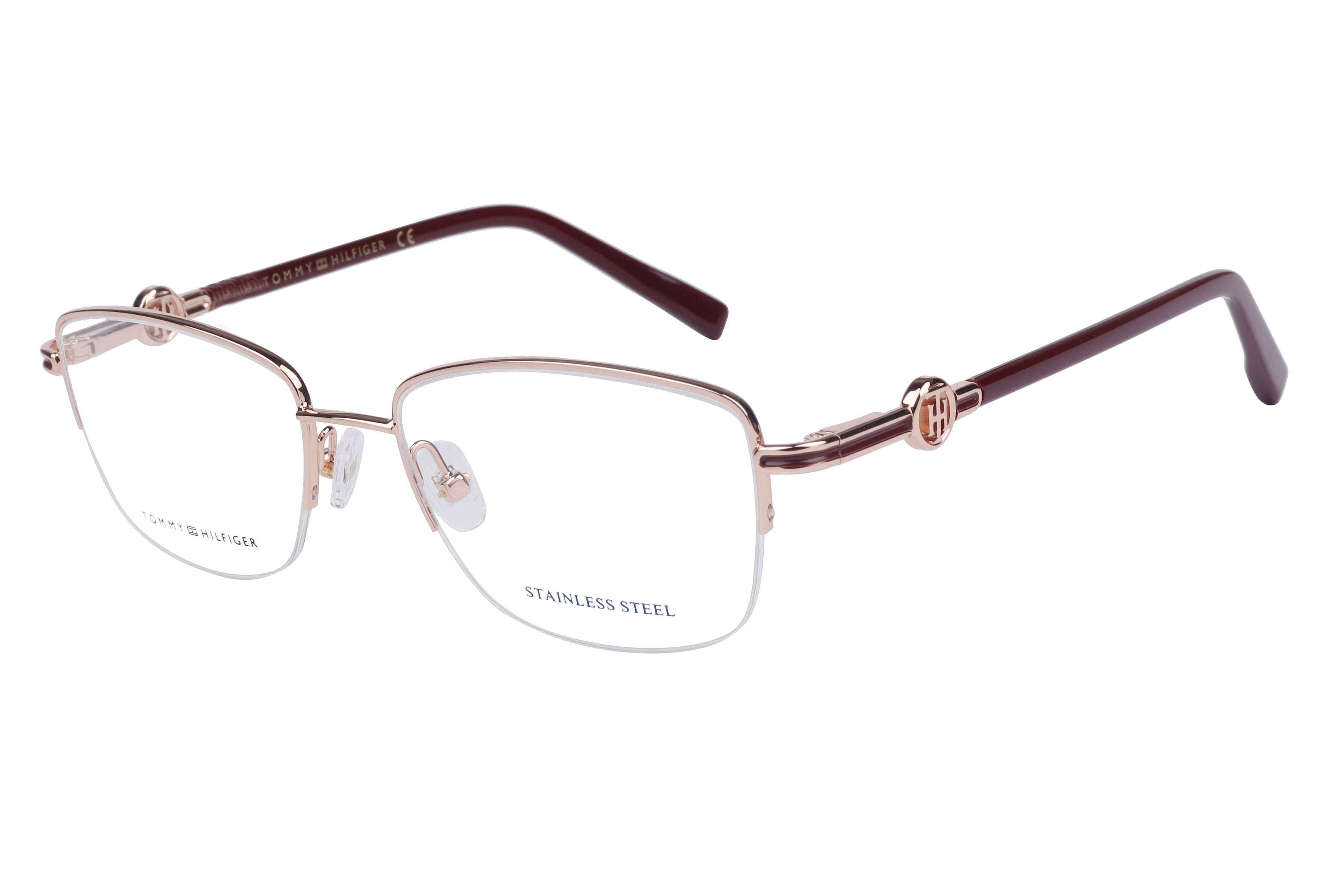 Tommy Hilfiger TH6367 Frame Rose Gold Female Supra Stainless Frame — Rose Gold frame — view 1