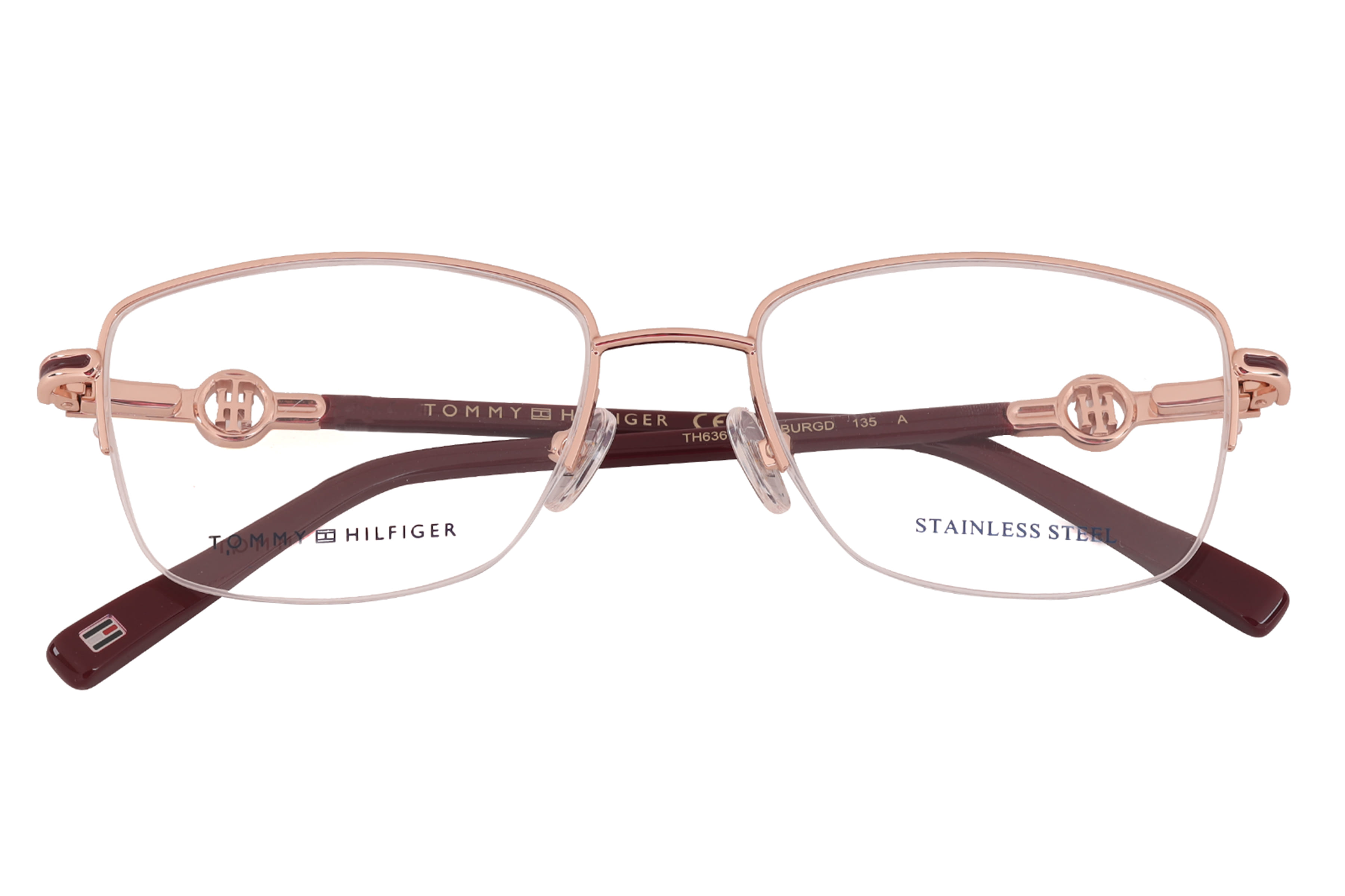 Tommy Hilfiger TH6367 Frame Rose Gold Female Supra Stainless Frame — Rose Gold frame — view 4