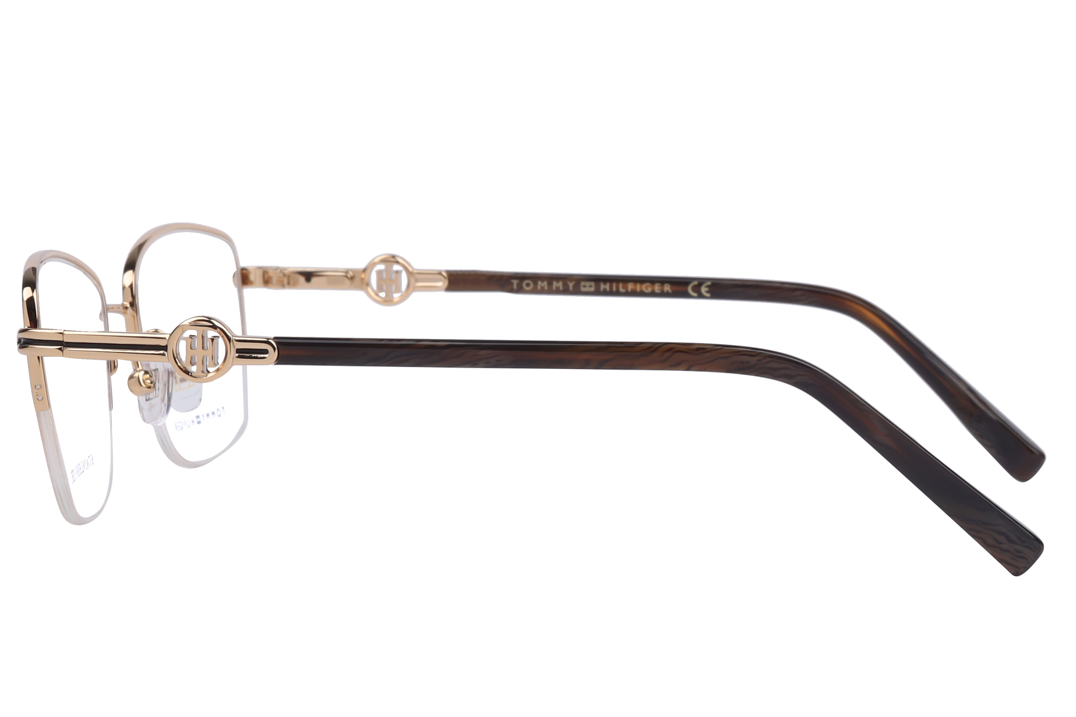 Tommy Hilfiger TH6367 Frame Gold Female Supra Stainless Stee Frame — Gold frame — view 3