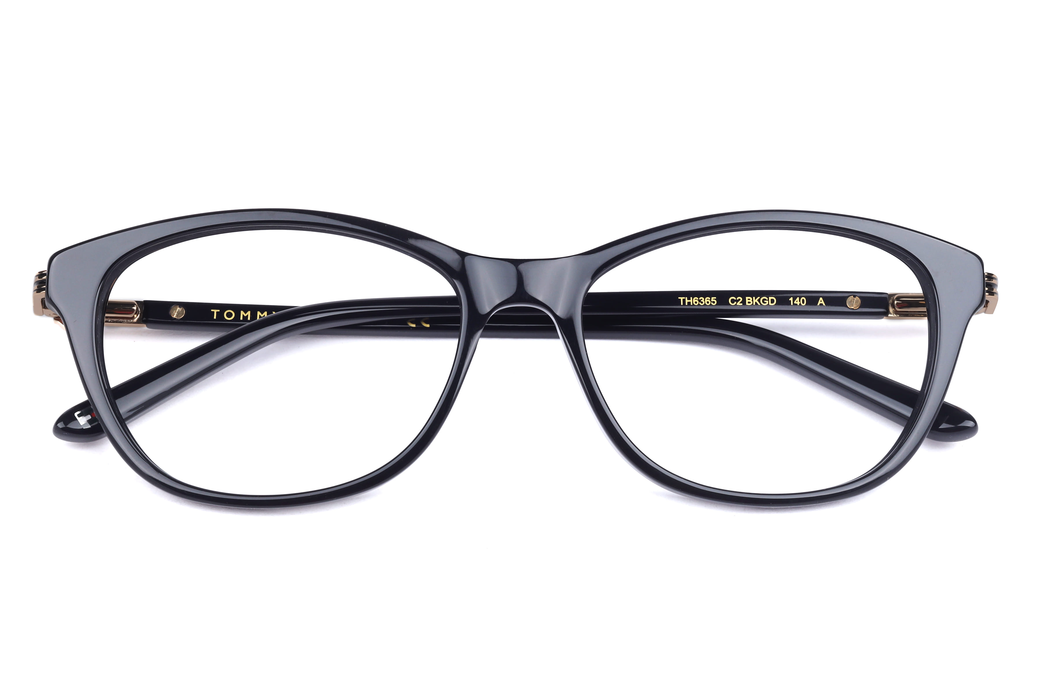 Tommy Hilfiger TH6365 Frame Black Female Full Metal Frame — Black frame — view 4