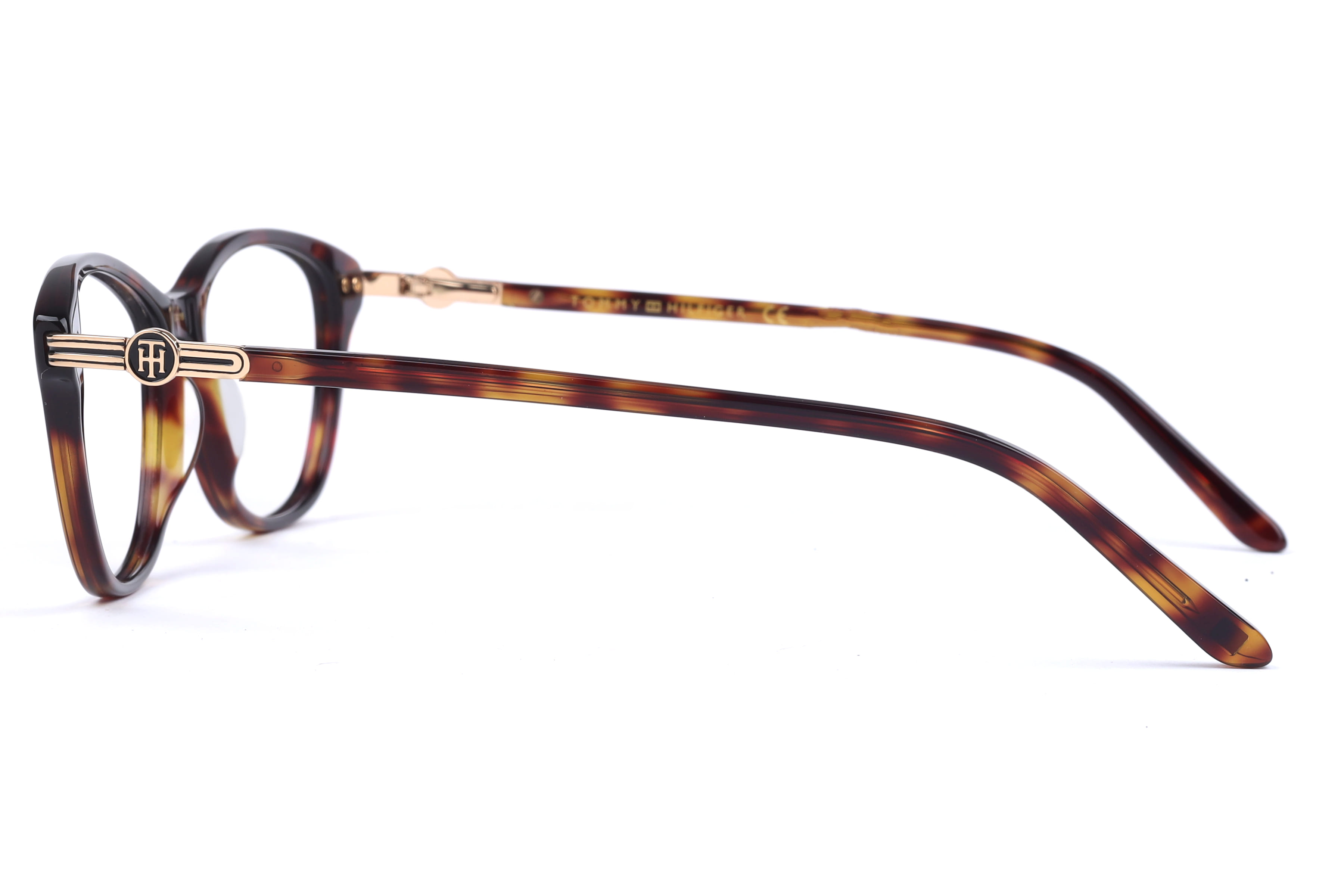 Tommy Hilfiger TH6365 Frame Havana Female Full Metal Frame — Havana frame — view 3