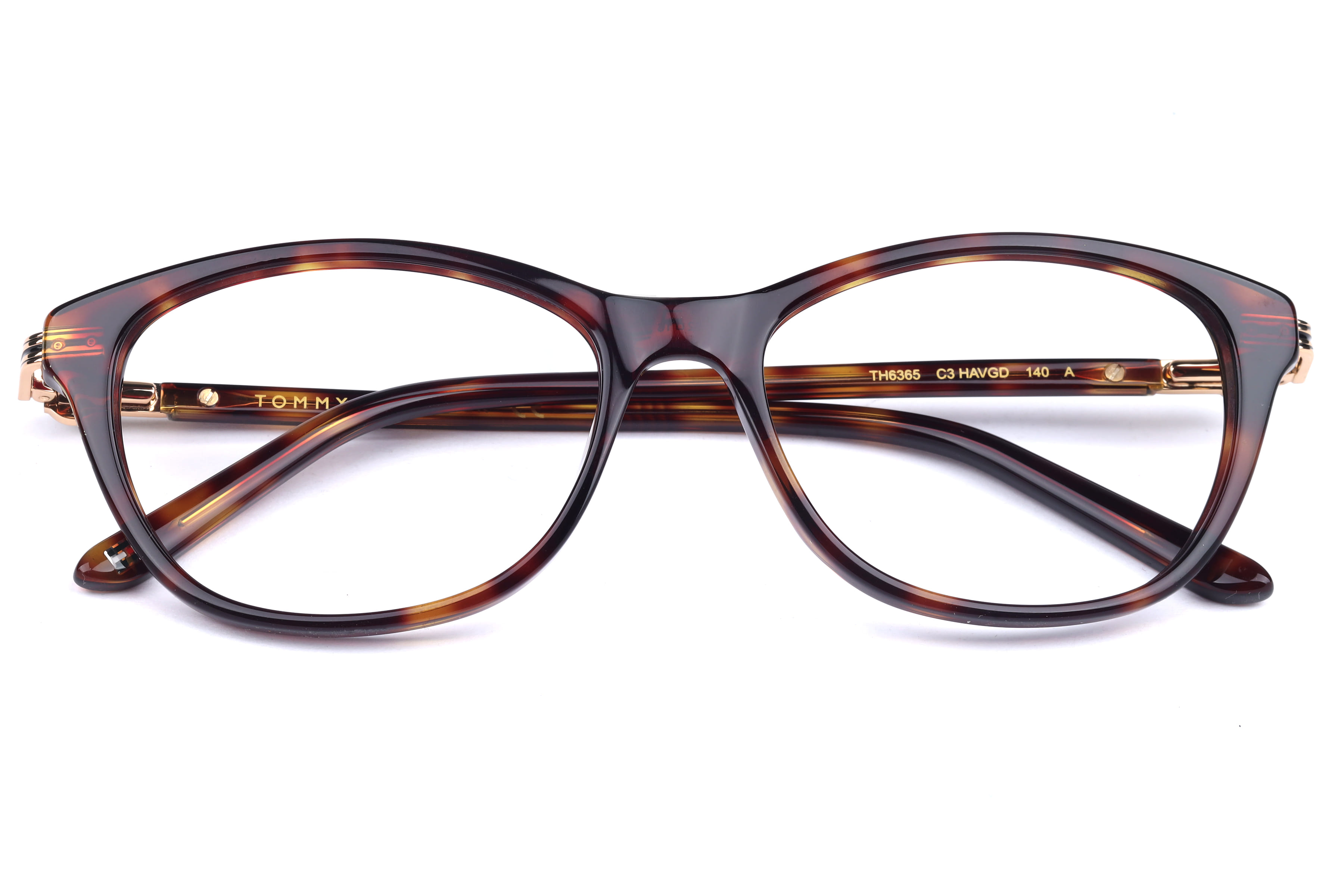 Tommy Hilfiger TH6365 Frame Havana Female Full Metal Frame — Havana frame — view 4