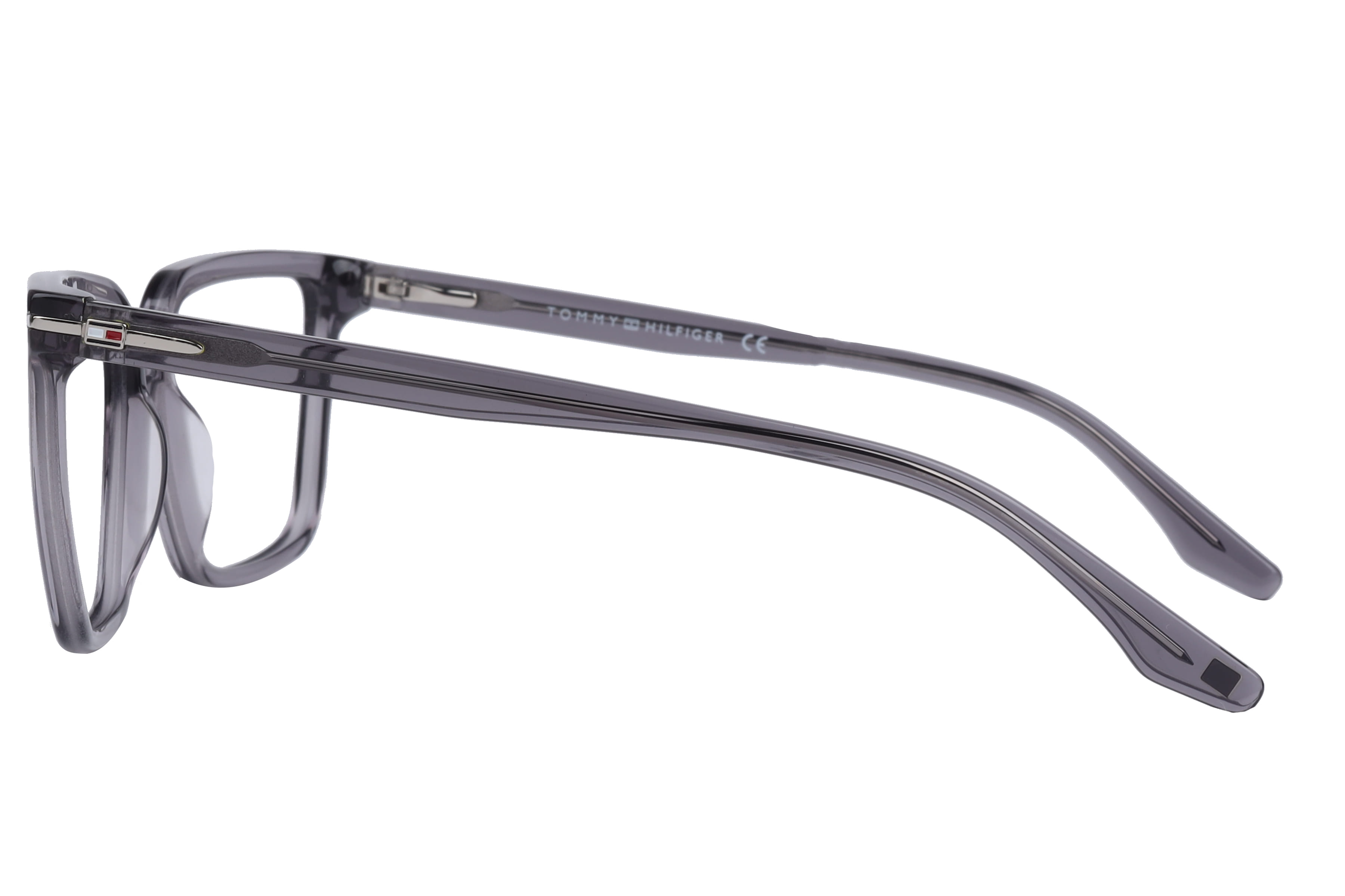 Tommy Hilfiger TH6361 Frame Transparent Grey Male Full Shell Frame — Transparent Grey frame — view 3