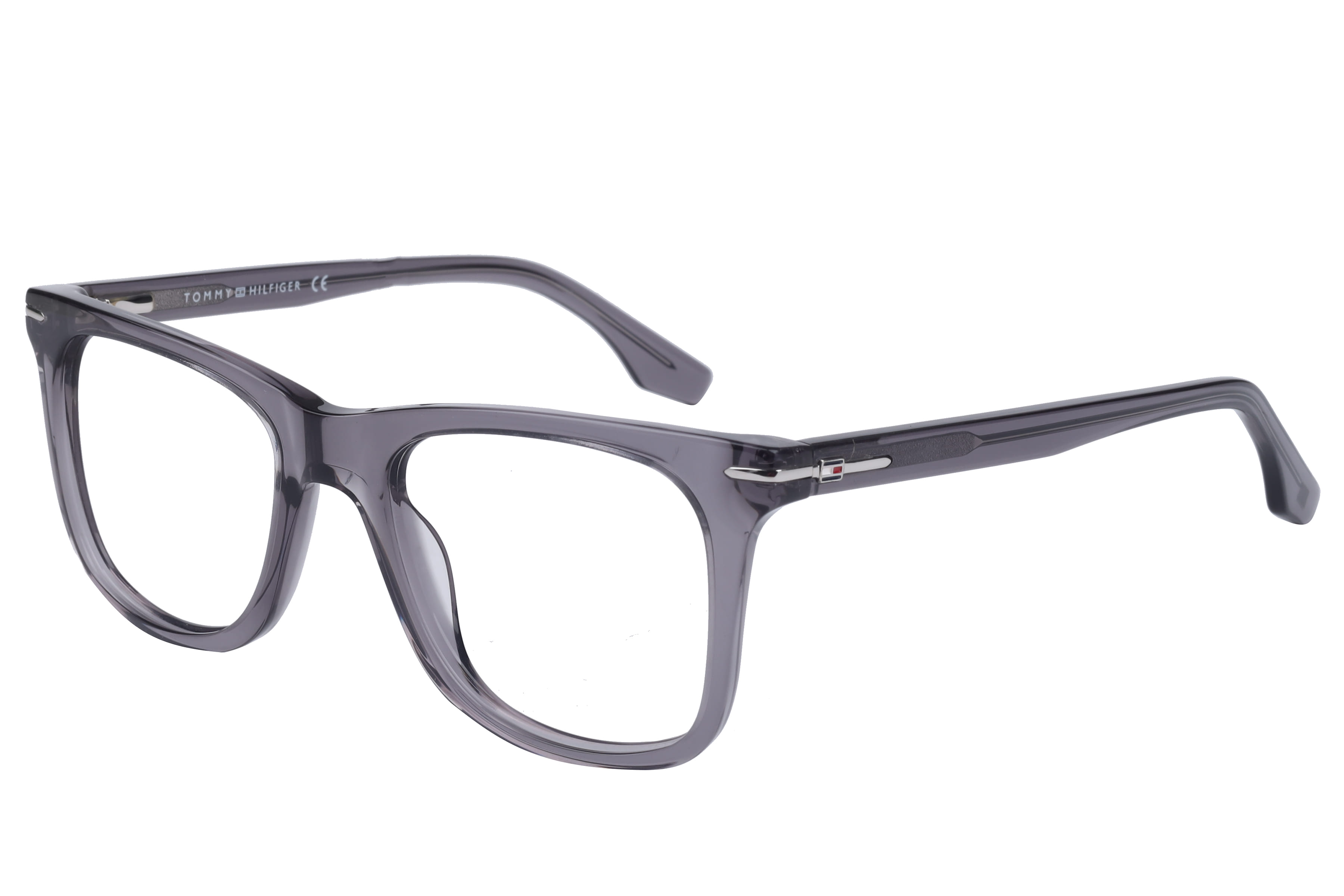 Tommy Hilfiger TH6344 Frame Transparent Grey Male Full Shell Frame — Transparent Grey frame — view 1