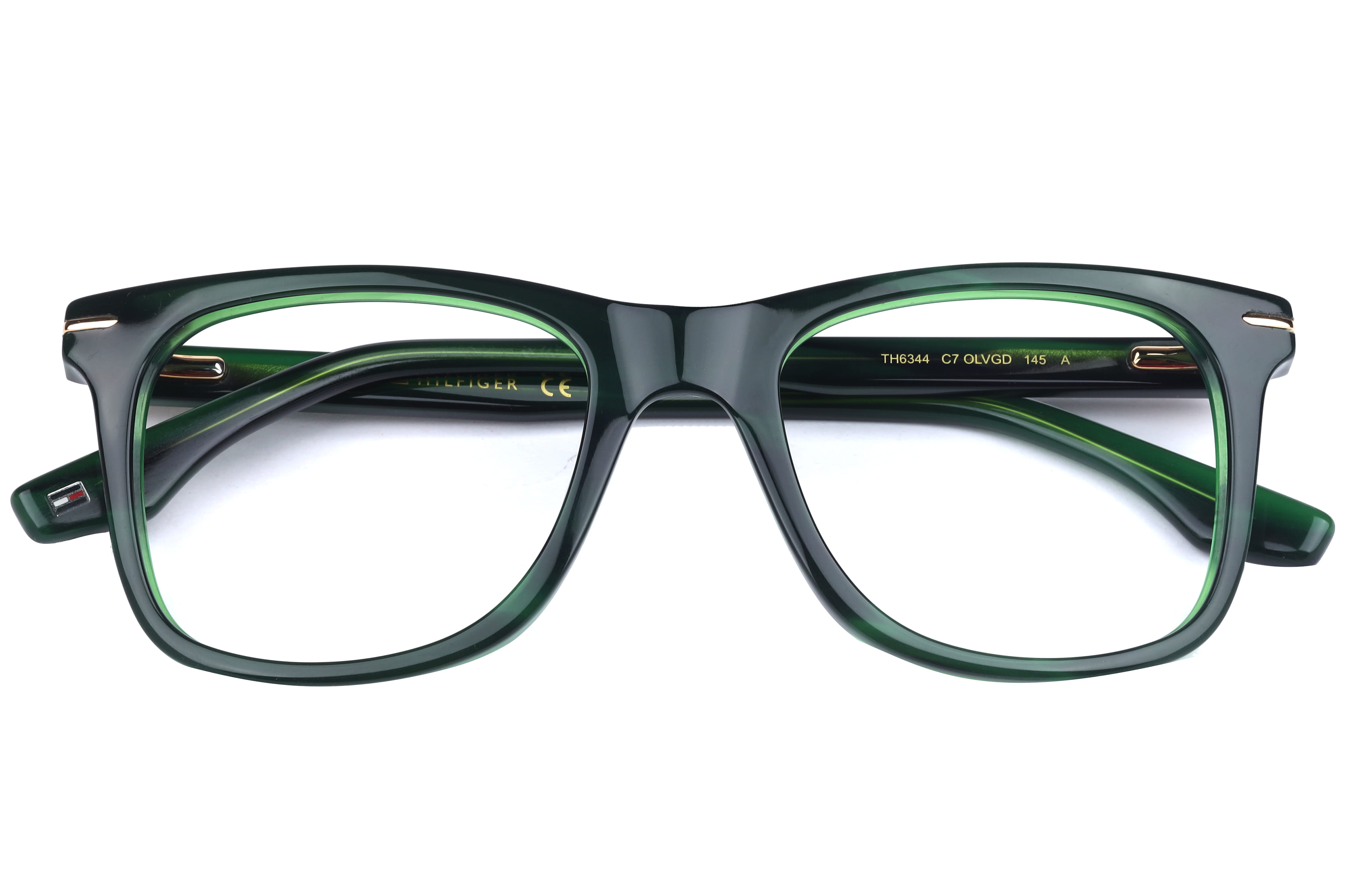 Tommy Hilfiger TH6344 Frame Green Male Full Shell Frame — Green frame — view 4