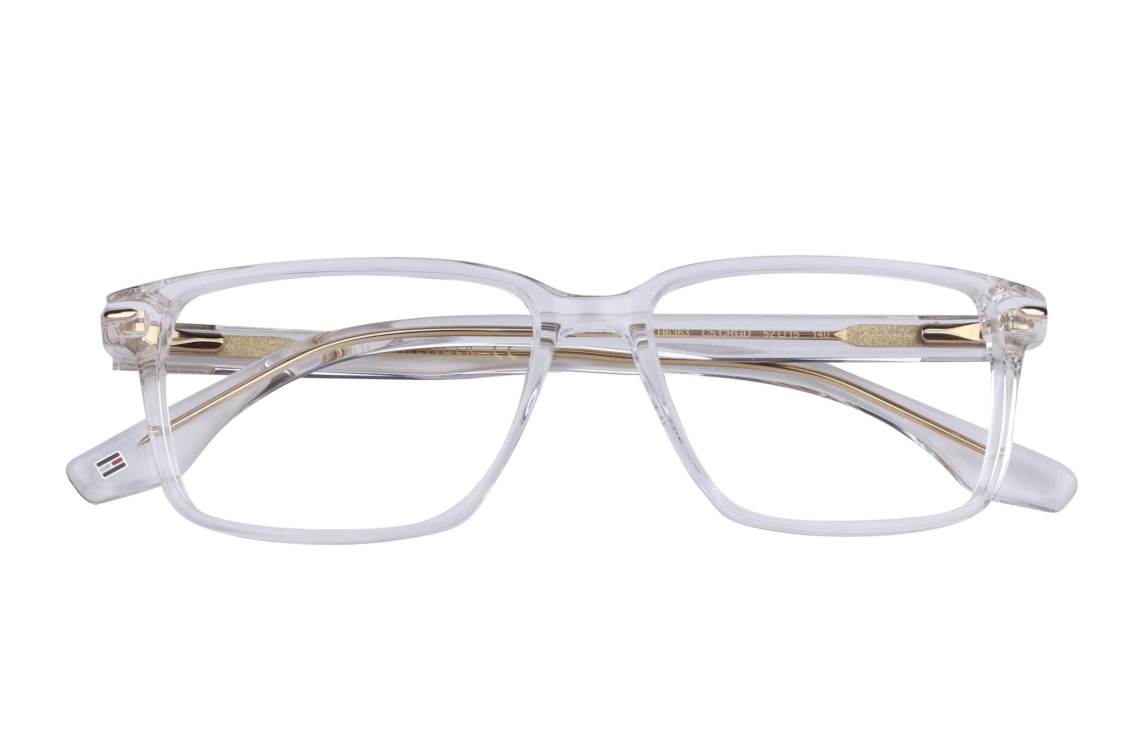 Tommy Hilfiger TH6363 Frame Transparent Unisex Full Shell Frame — Transparent frame — view 4