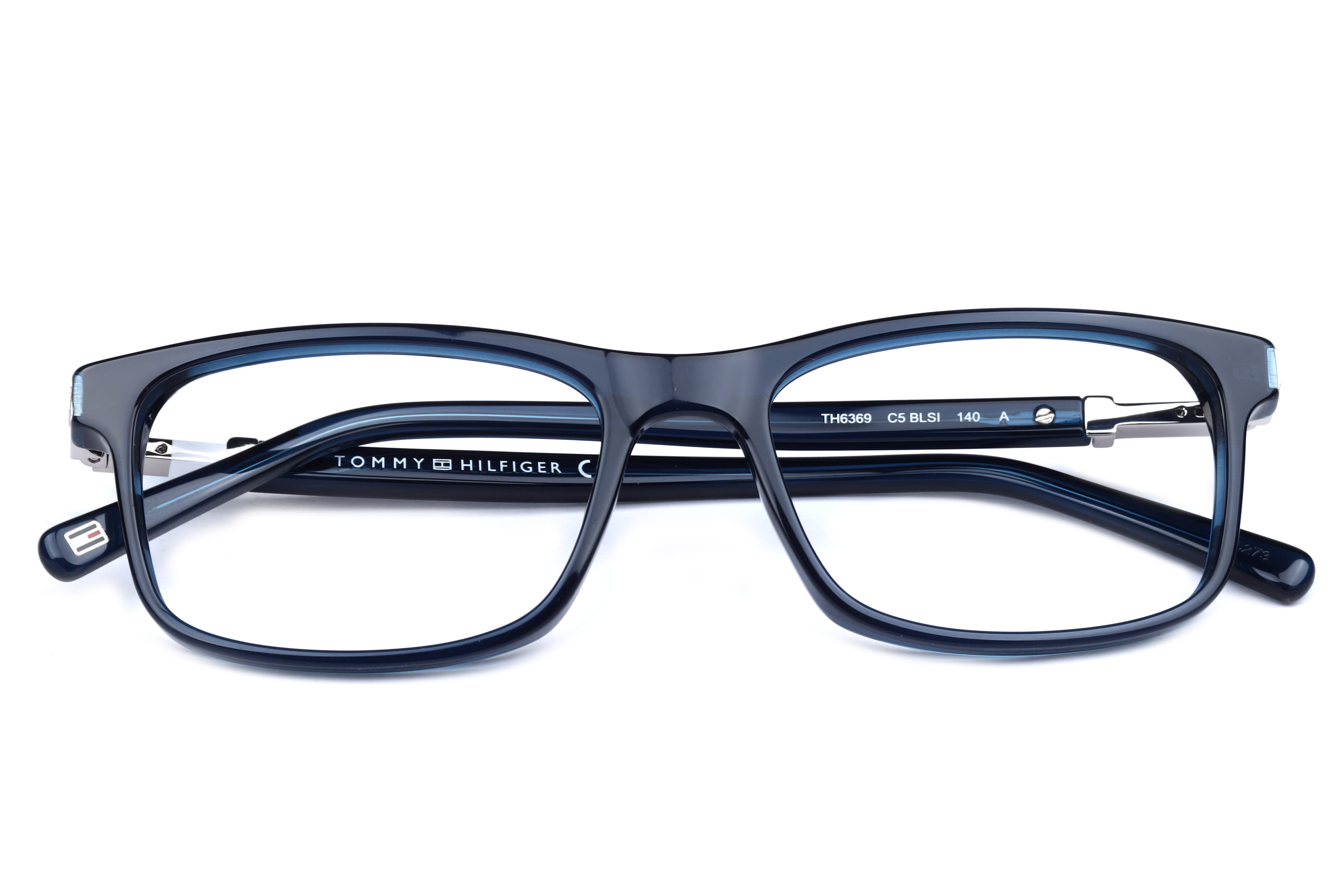 Tommy Hilfiger TH6369 Frame Blue Unisex Full Metal Frame — Blue frame — view 5