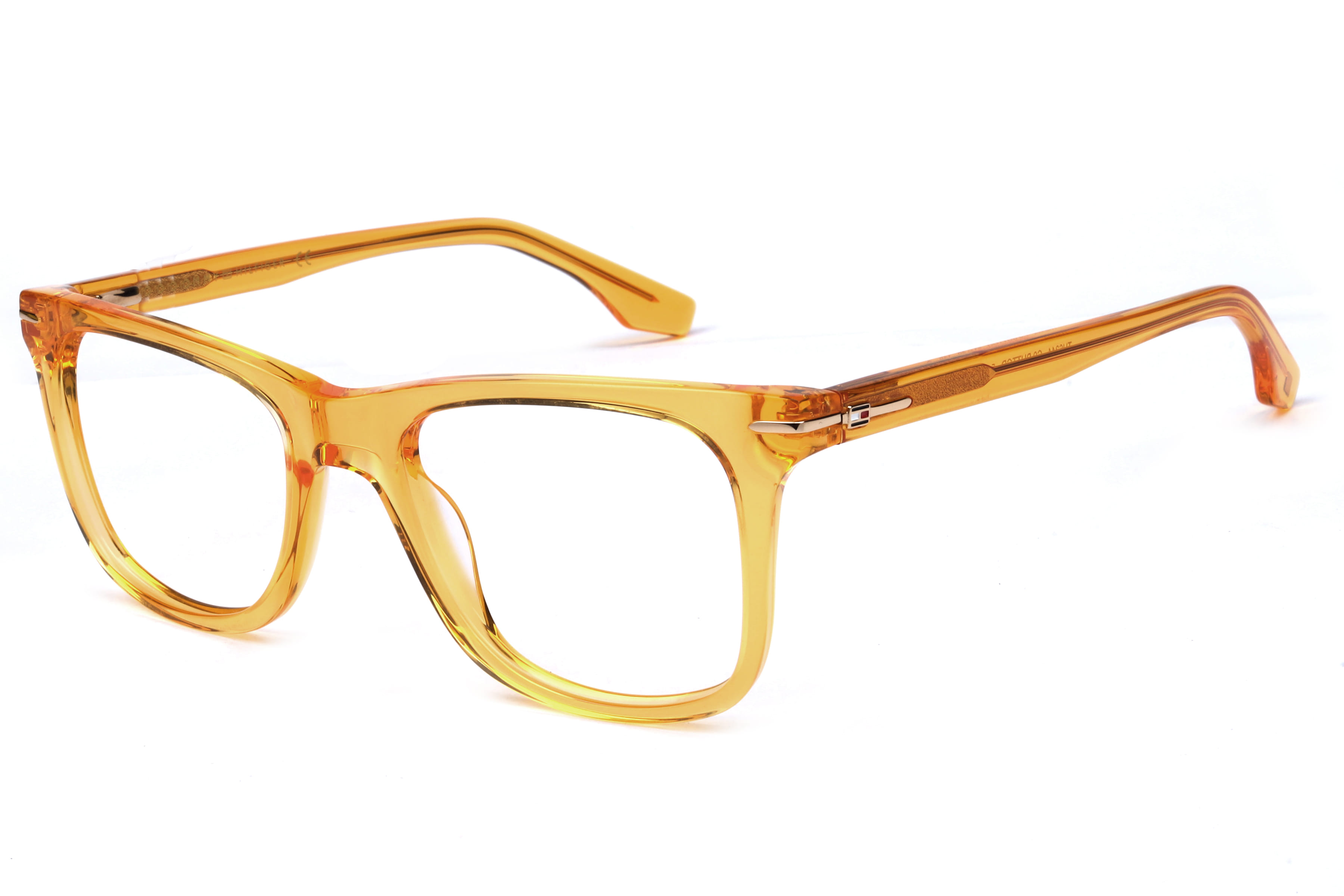Tommy Hilfiger TH6344 Frame Transparent Yellow Male Full She Frame — Transparent Yellow frame — view 2