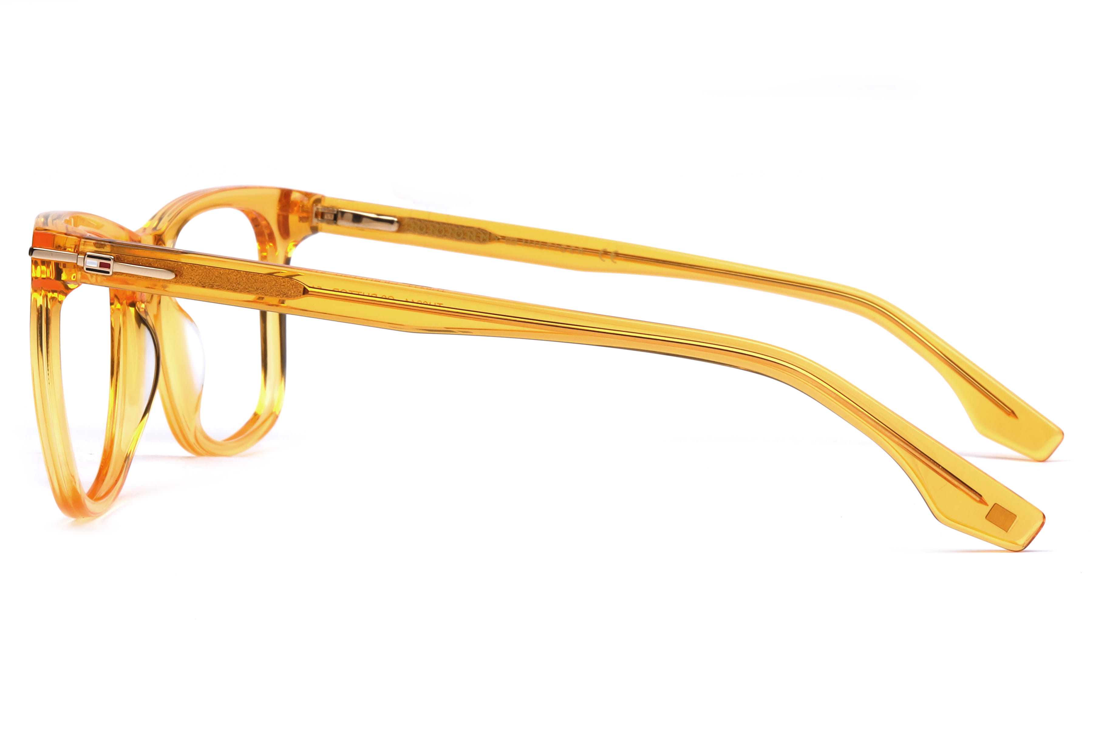 Tommy Hilfiger TH6344 Frame Transparent Yellow Male Full She Frame — Transparent Yellow frame — view 4