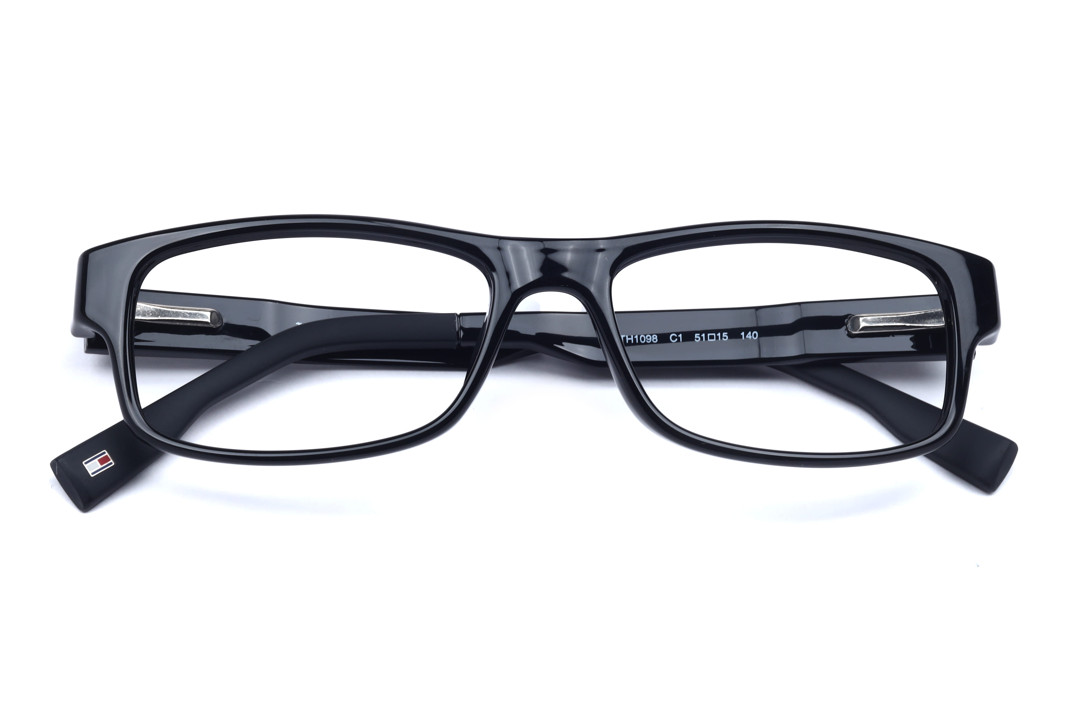 Tommy Hilfiger TH1098 Frame Black Unisex Full Shell Frame — Black frame — view 4