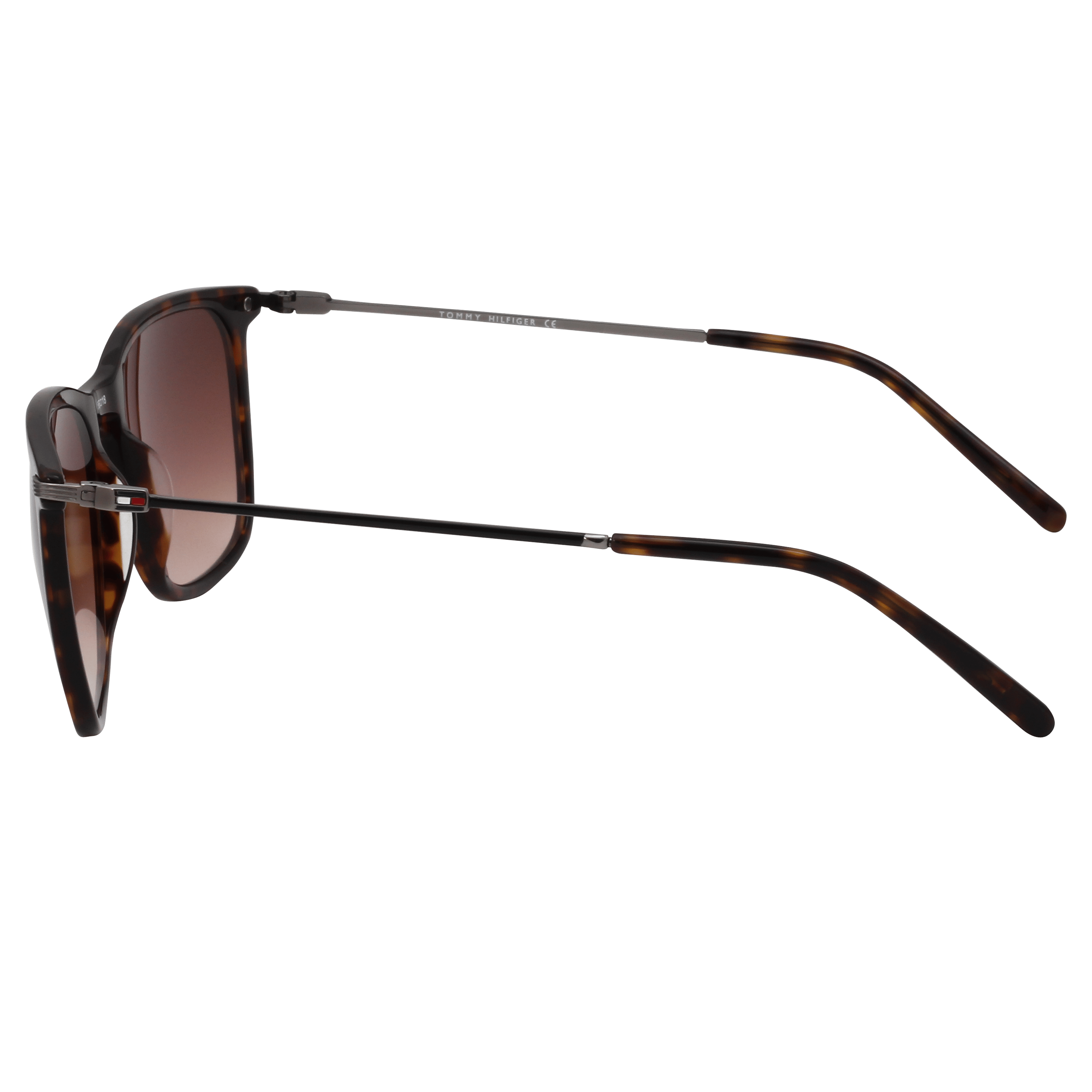 Tommy Hilfiger TH1532 Sunglass Tortoise Male Full Metal Sunglass — Tortoise frame — view 3