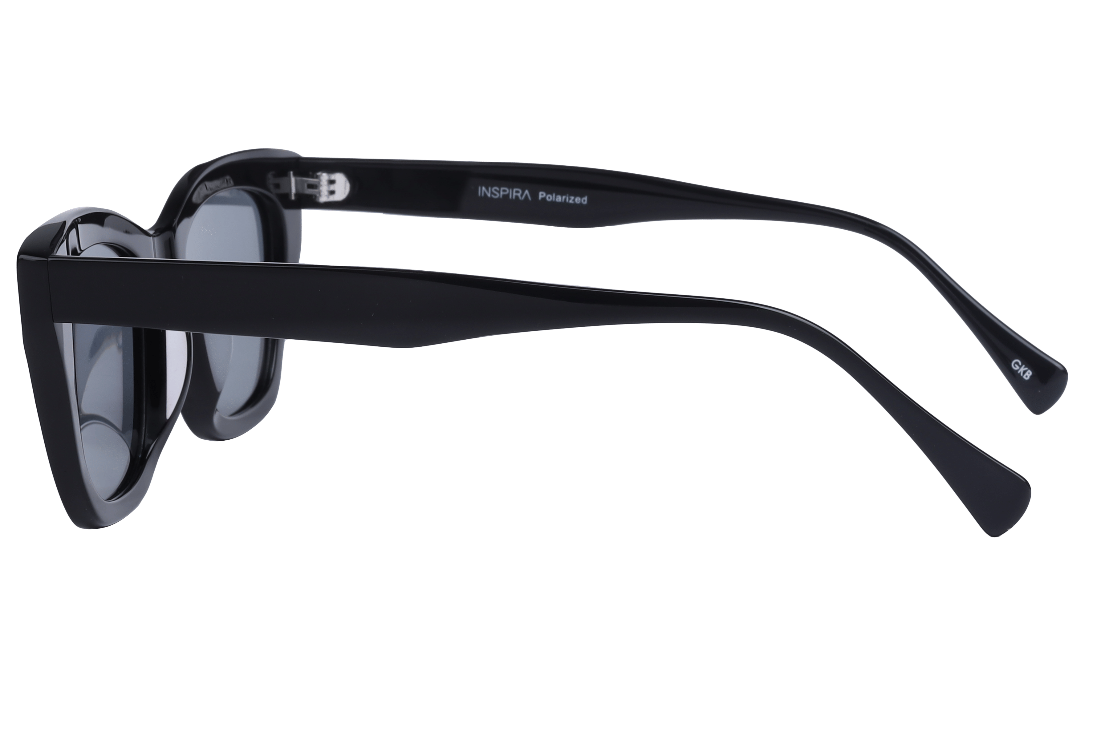Inspira VS6532 Sunglass Black Female Full Shell Sunglass — Black frame — view 3