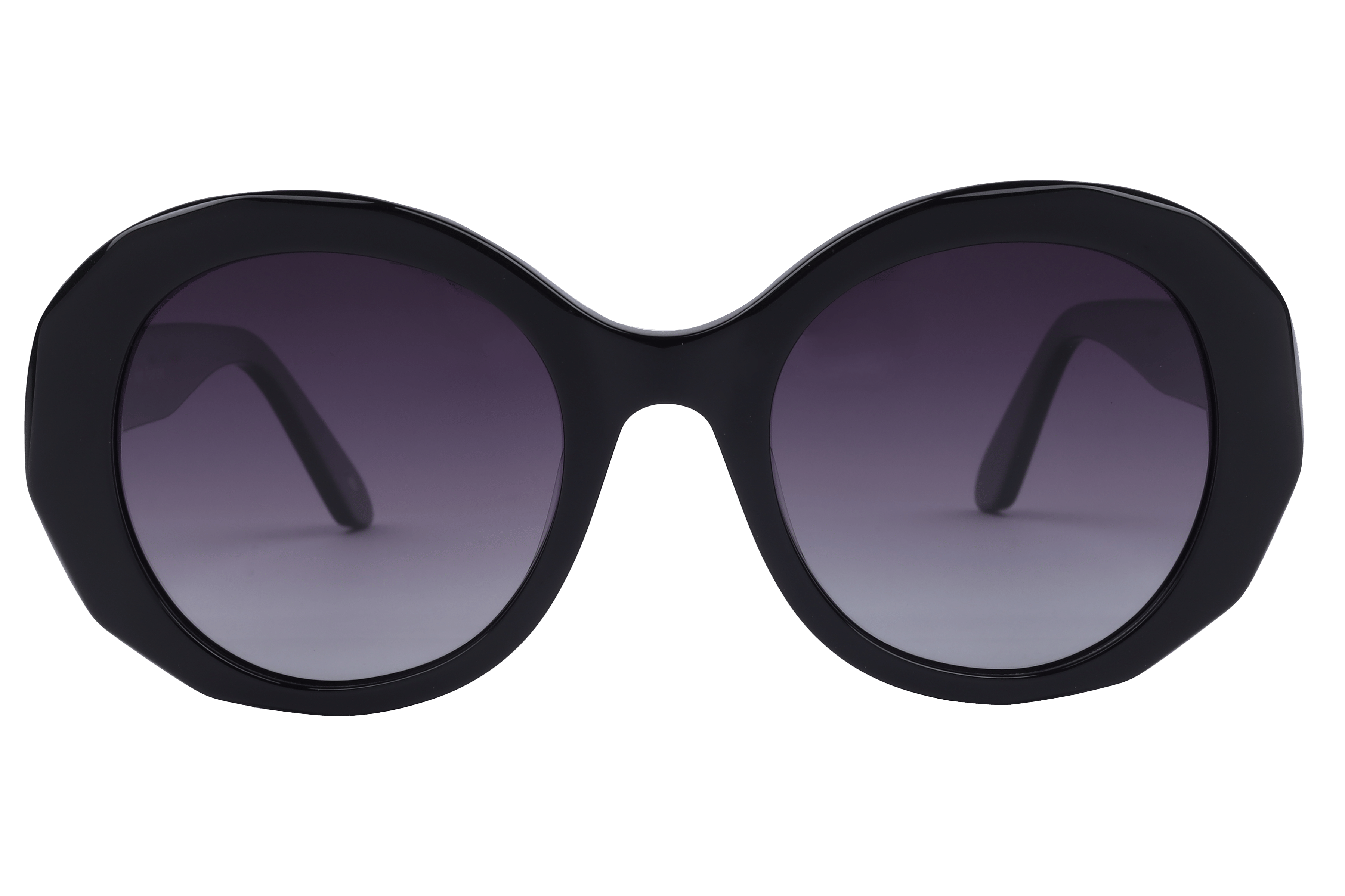 Inspira BS8046 Sunglass Black Female Full Shell Sunglass — Black frame — view 2