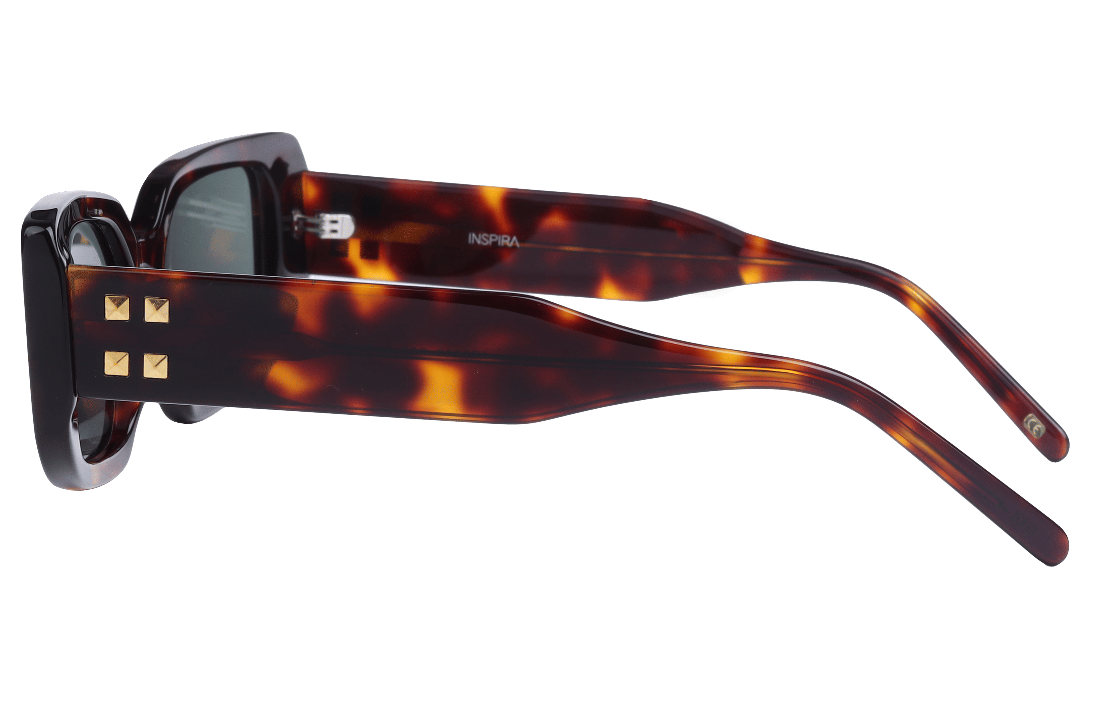 Inspira AT8692 Sunglass Havana Female Full Shell Sunglass — Havana frame — view 3