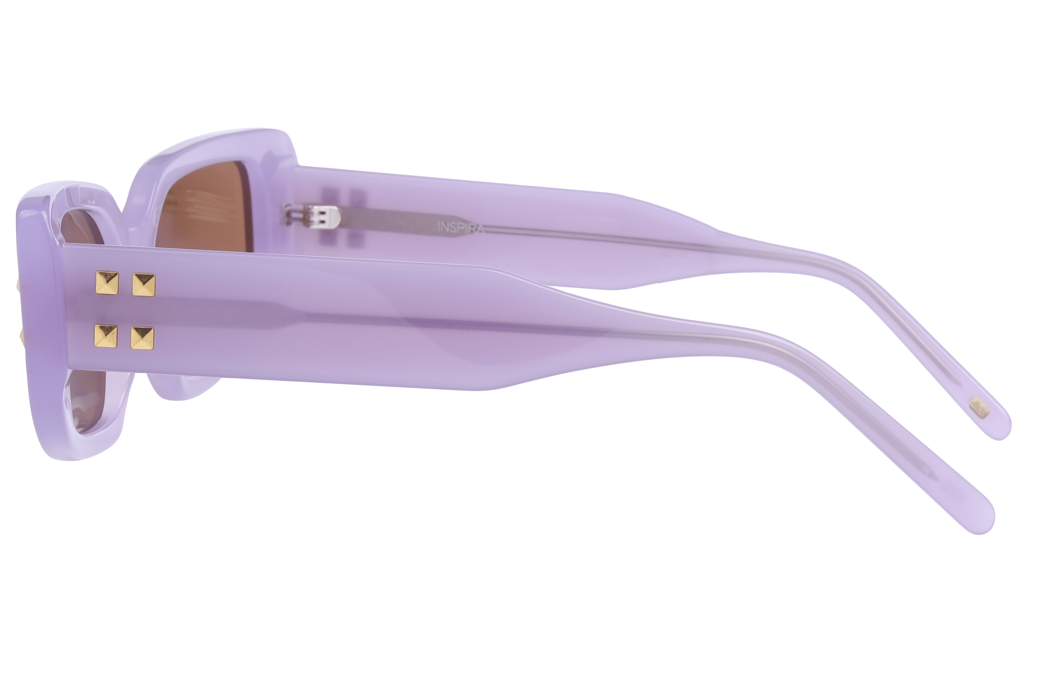 Inspira AT8692 Sunglass Violet Female Full Shell Sunglass — Violet frame — view 3